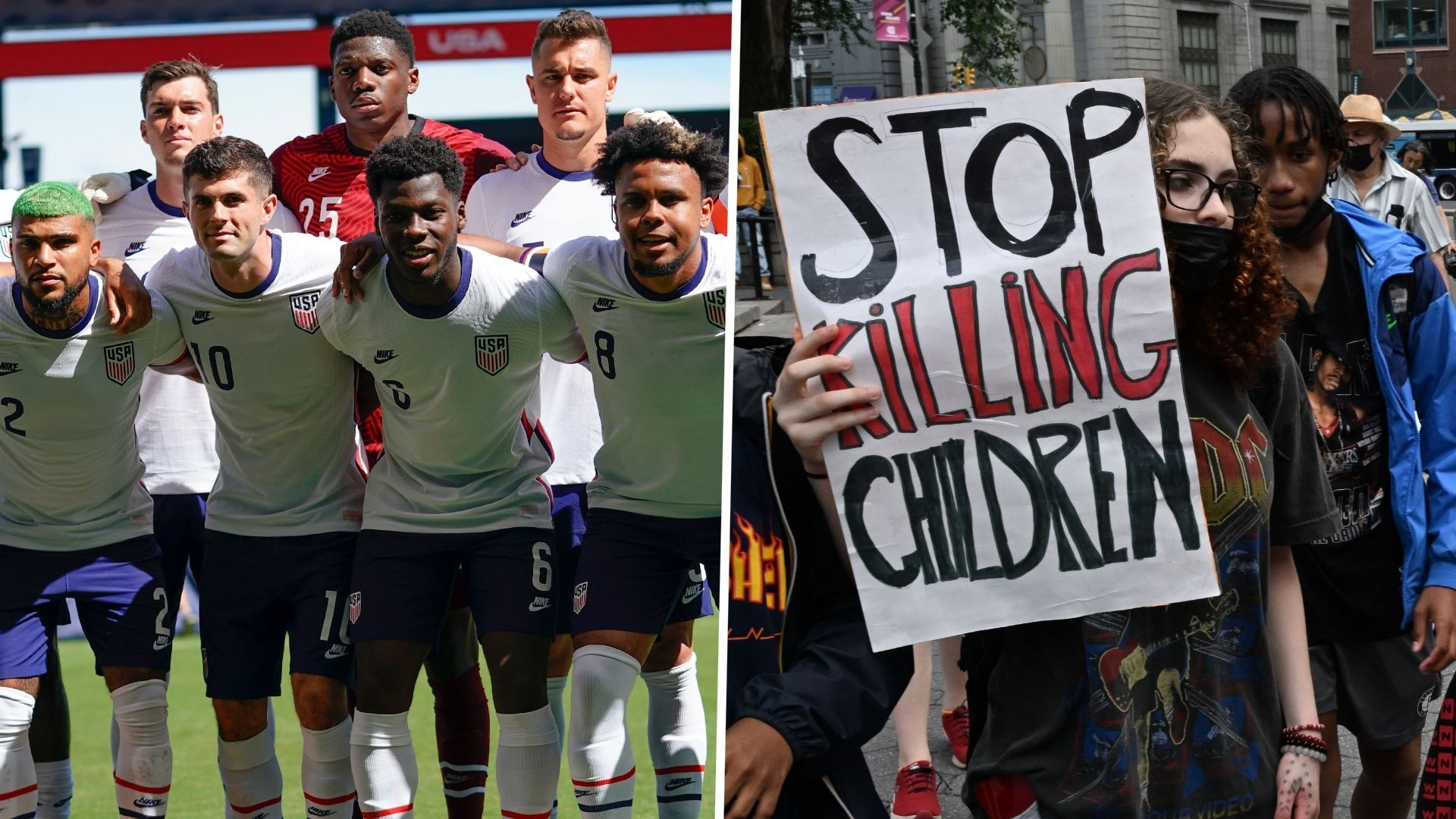 United State men's national team gun control