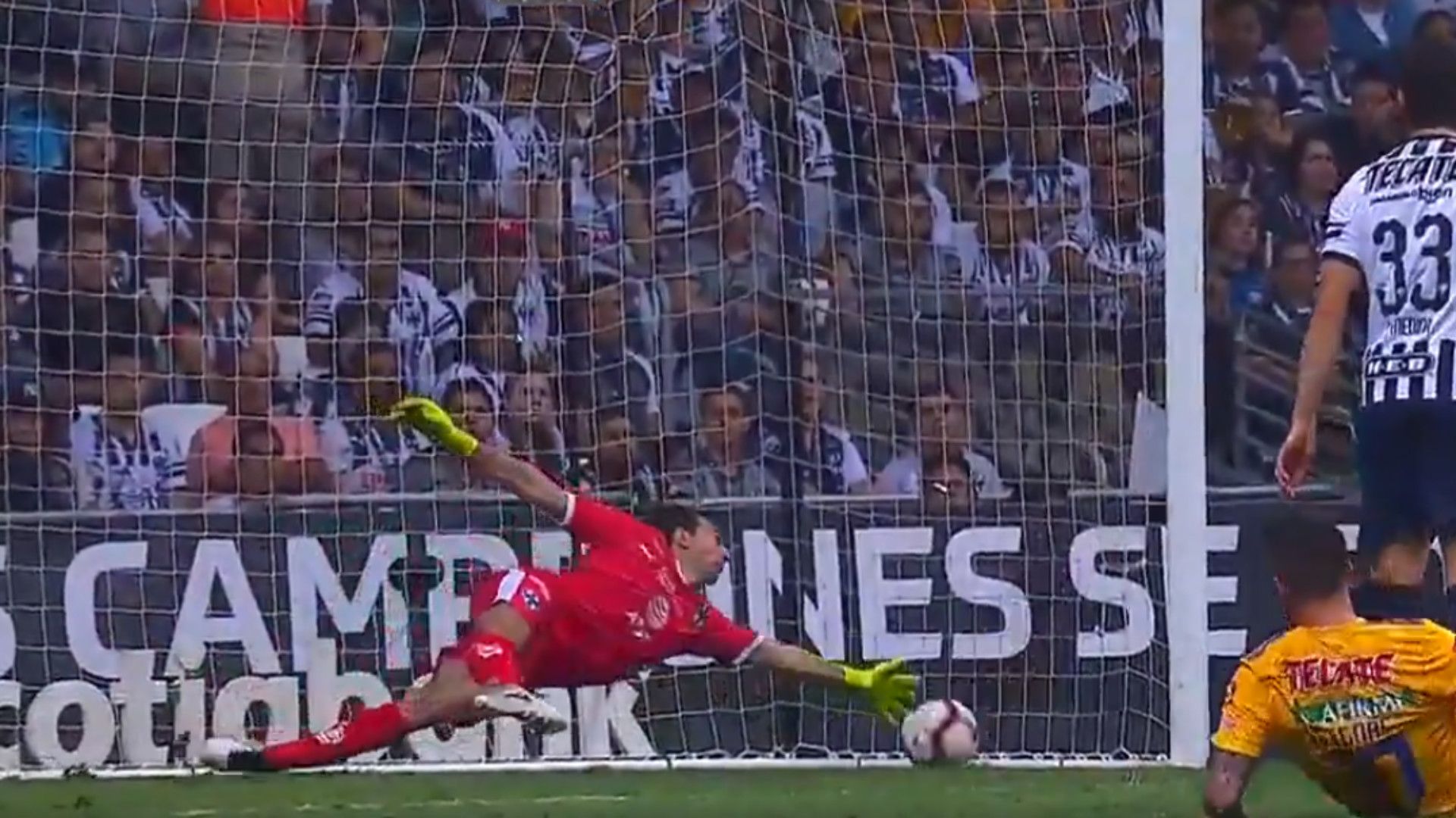 Video Marcelo Barovero Monterrey Tigres 01052019