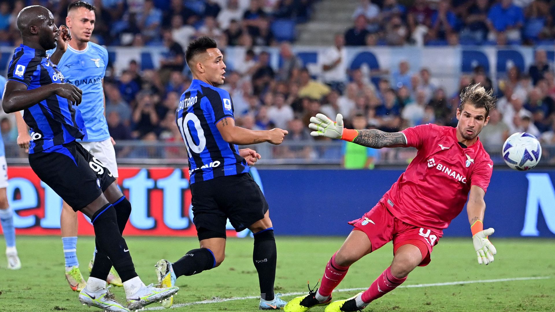 Lautaro Martinez score Lazio Inter Serie A