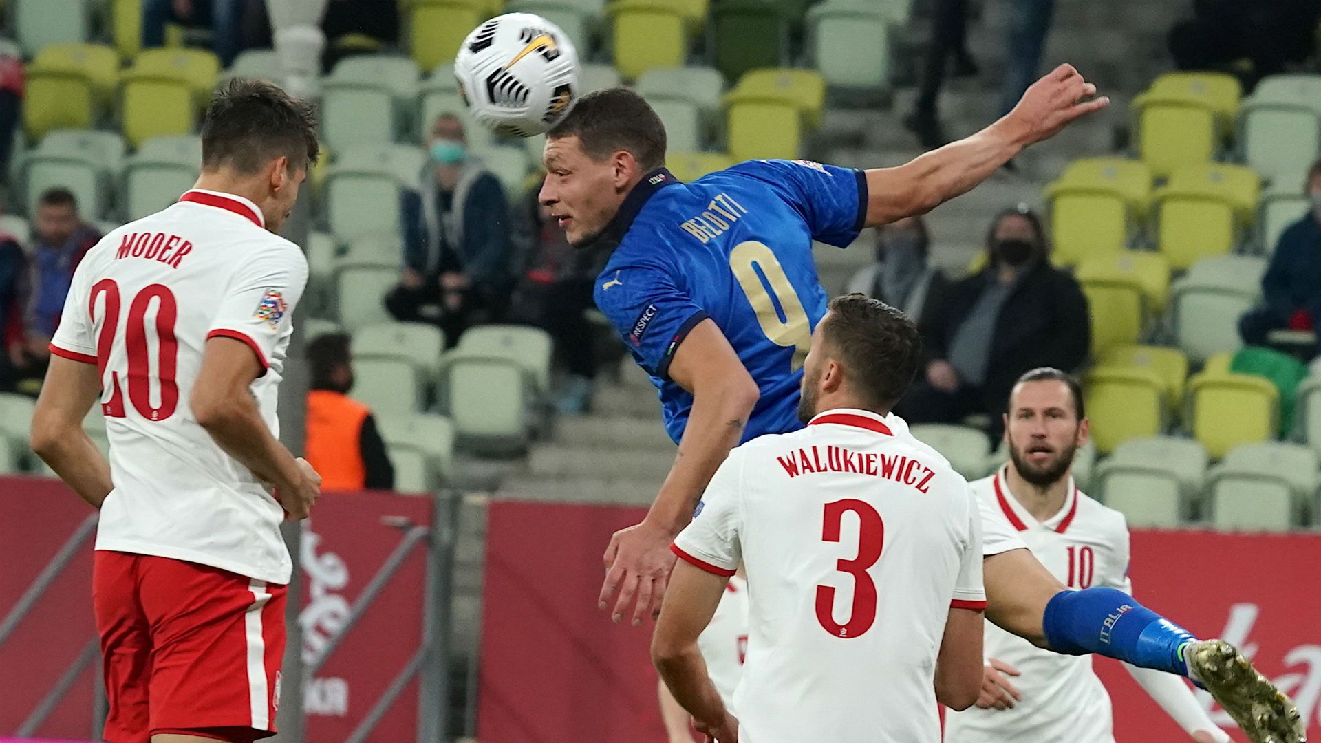 Belotti Poland Italy Nations League