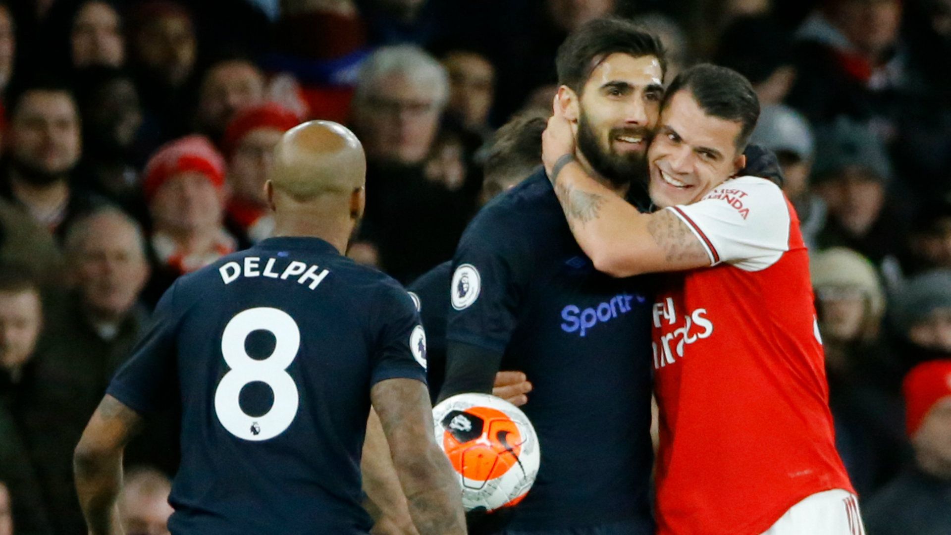 Andre Gomes Arsenal vs Everton 2019-20