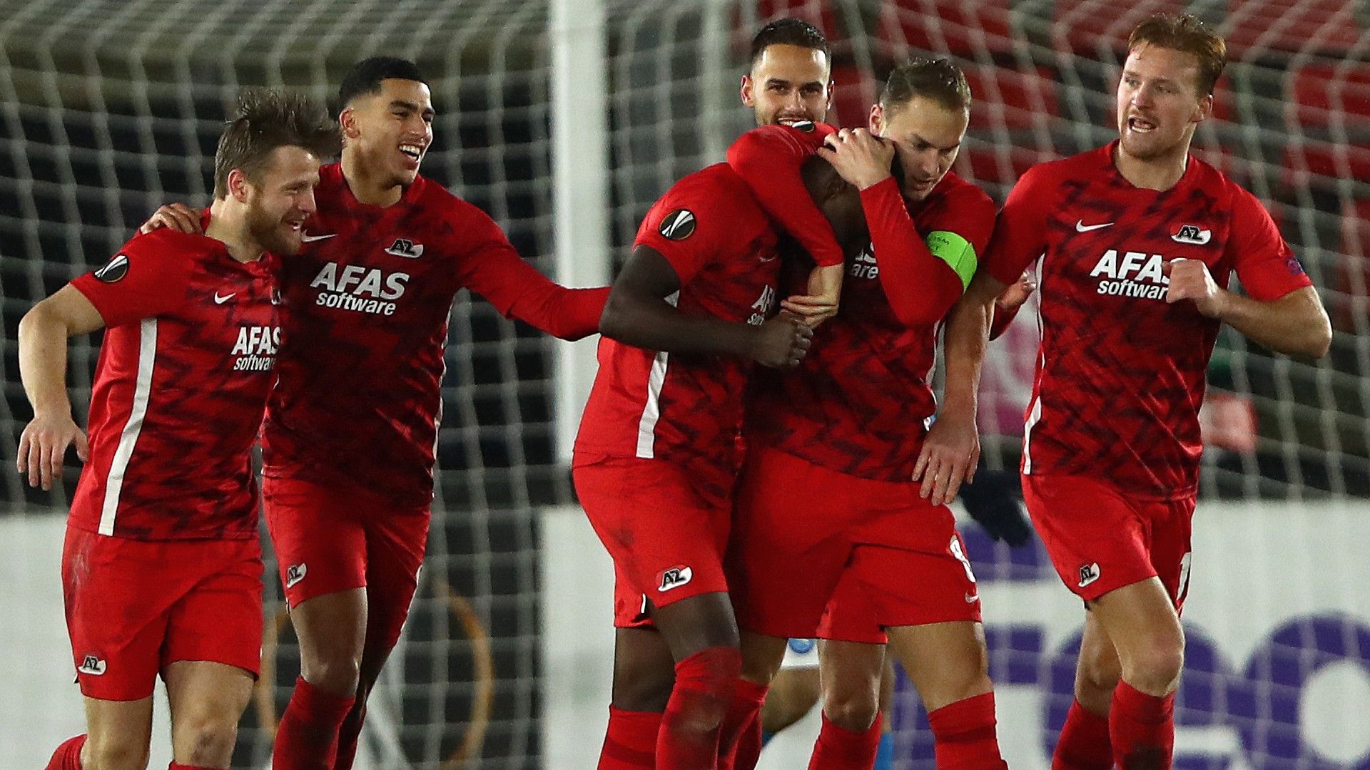 AZ celebration - AZ Napoli - Europa League 2020/21