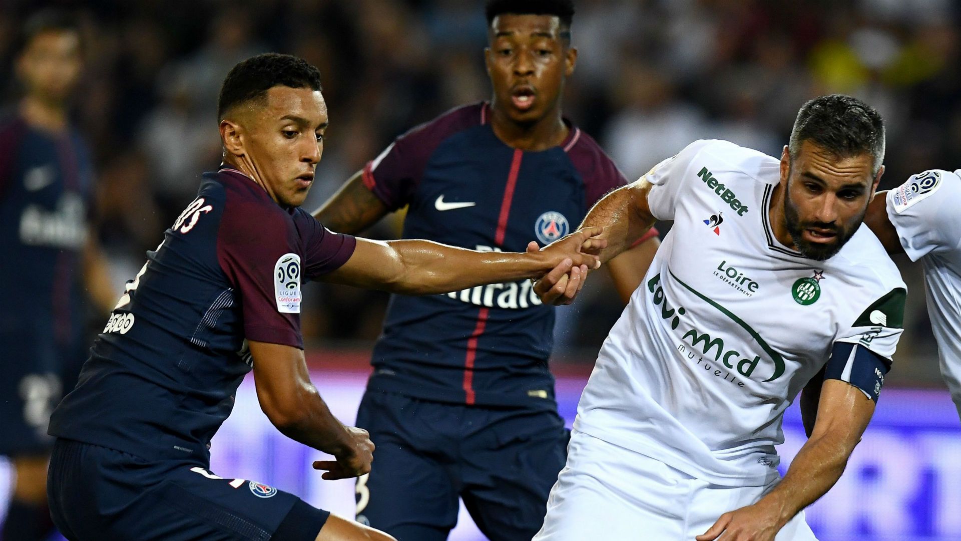 Marquinhos PSG Saint-Etienne Ligue 1 25 08 2017
