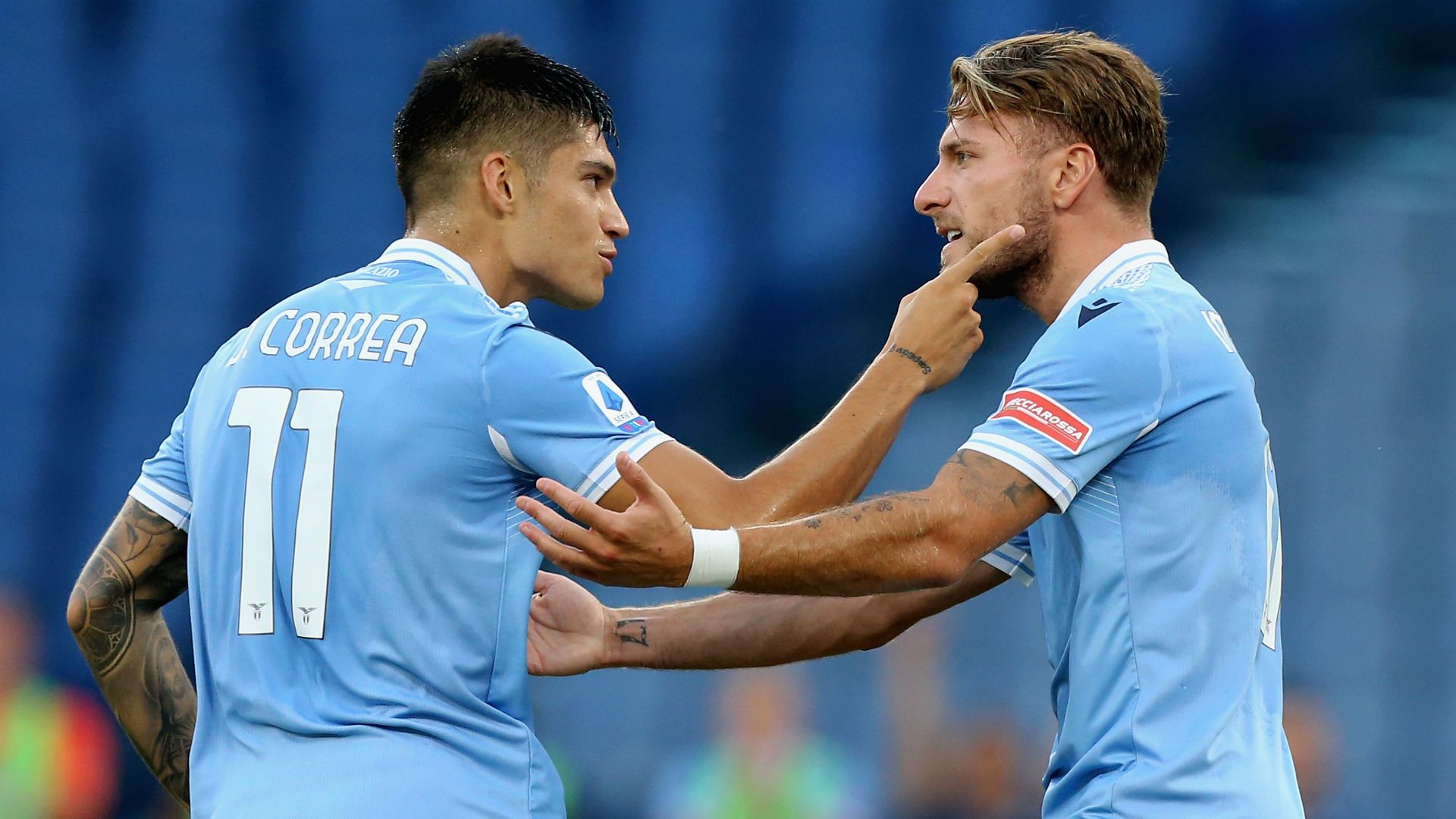Joaquin Correa Ciro Immobile Lazio Brescia