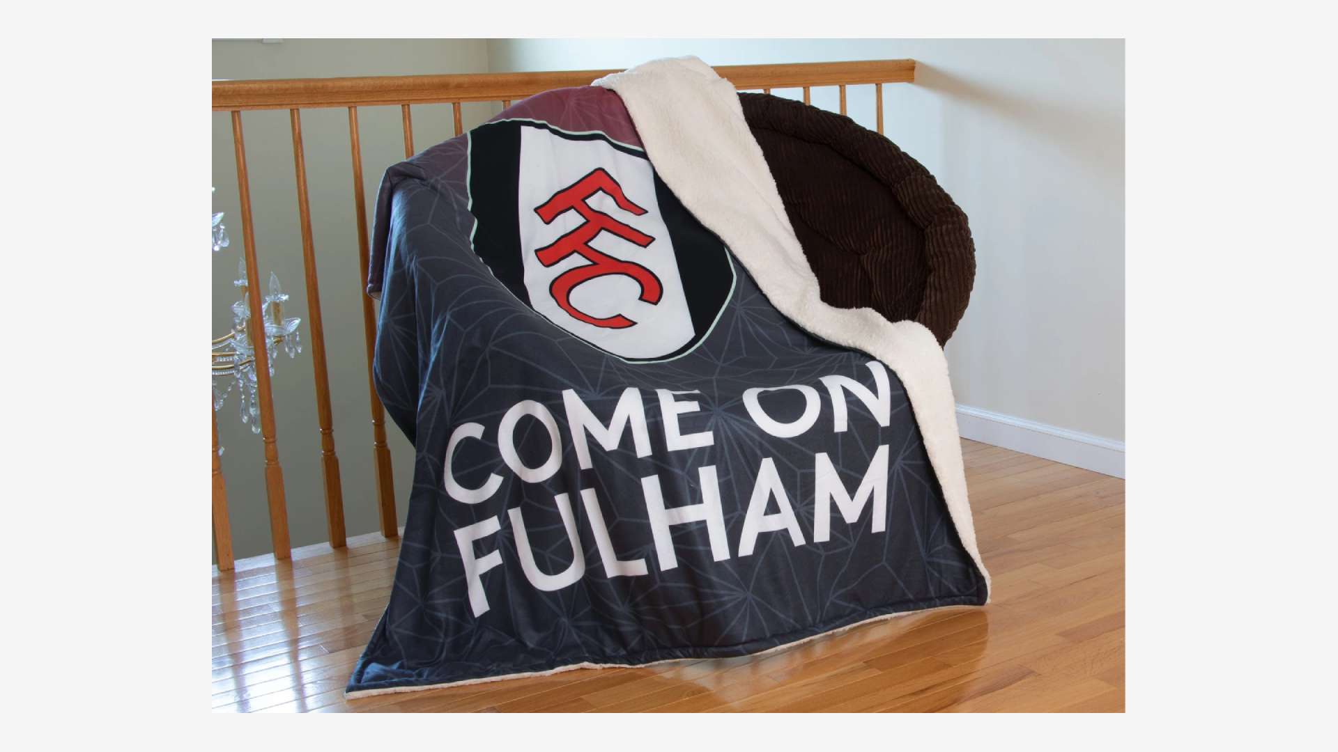 Fulham FC plush fleece blanket