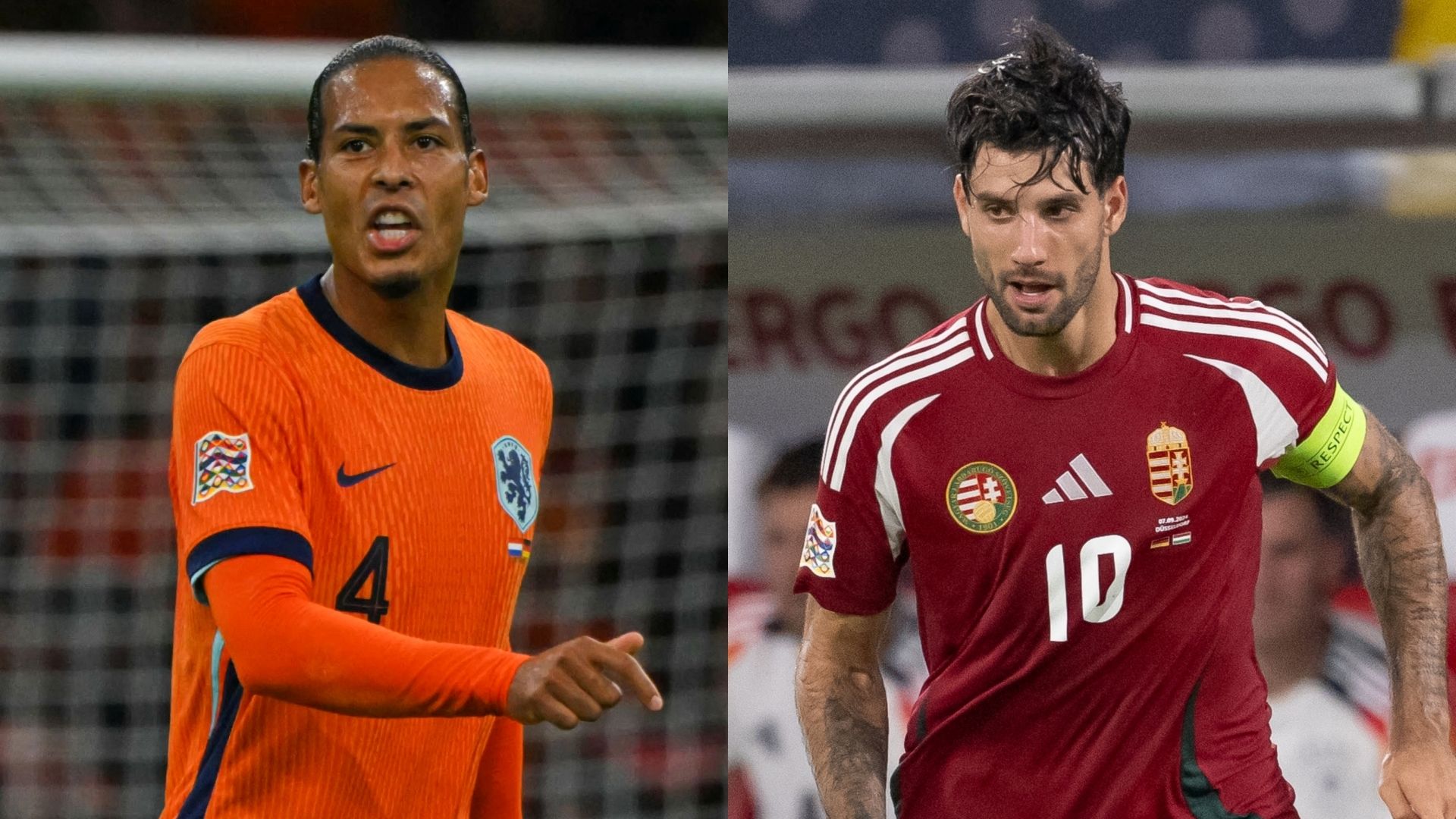 Virgil van Dijk Netherlands Dominik Szoboszlai Hungary