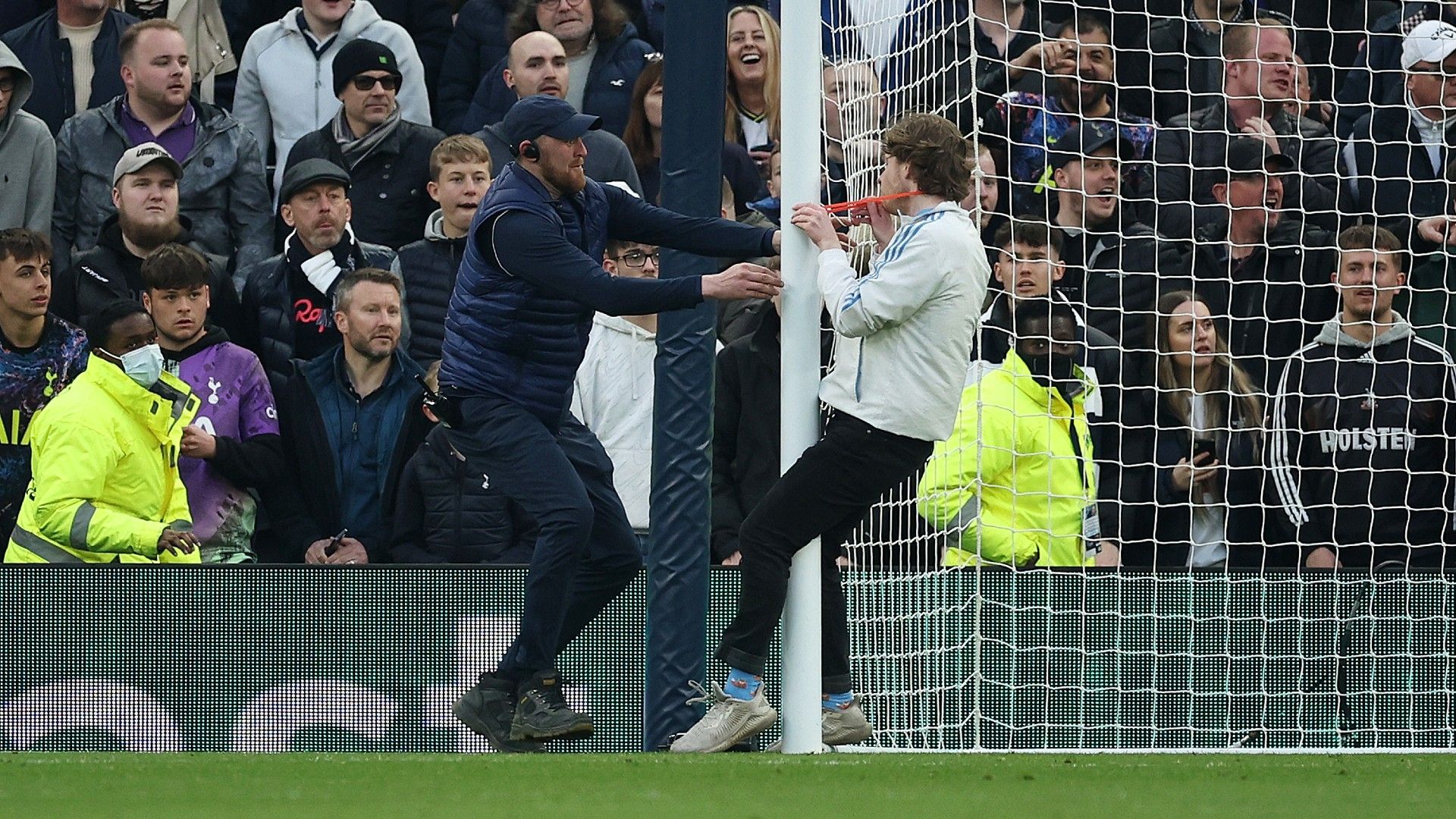 Tottenham West Ham protester 2022