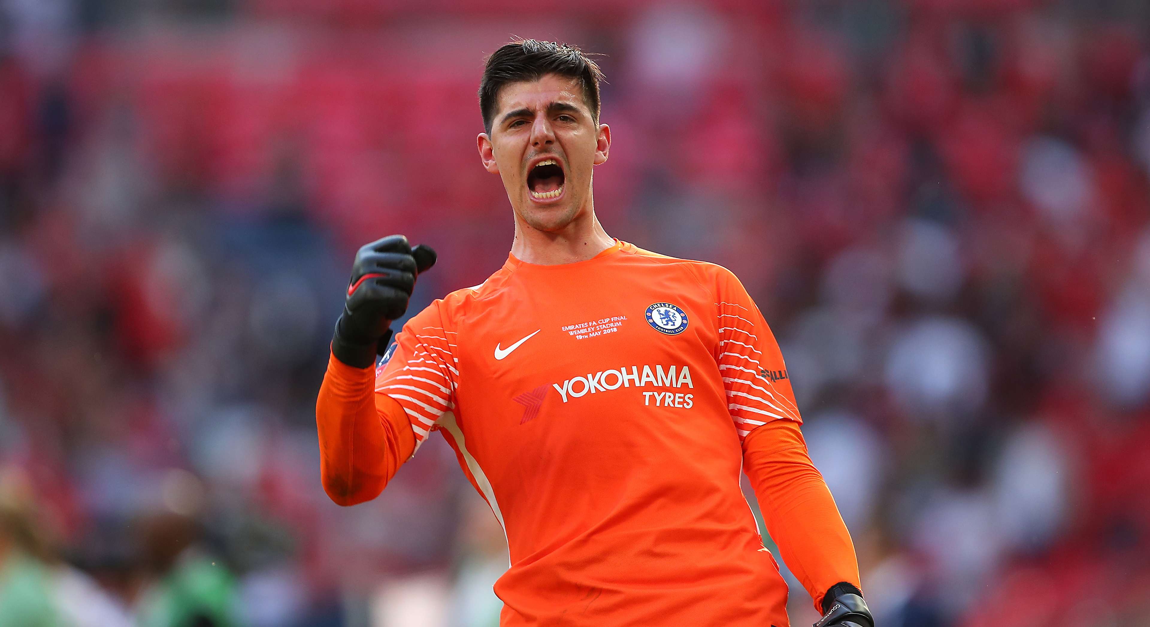 Courtois Manchester United Chelsea FA Cup