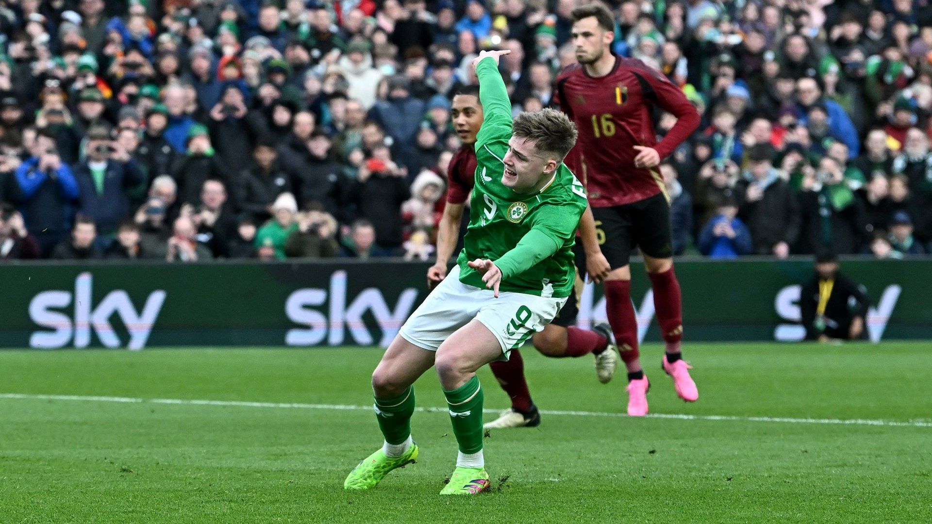 Evan Ferguson Ireland Belgium