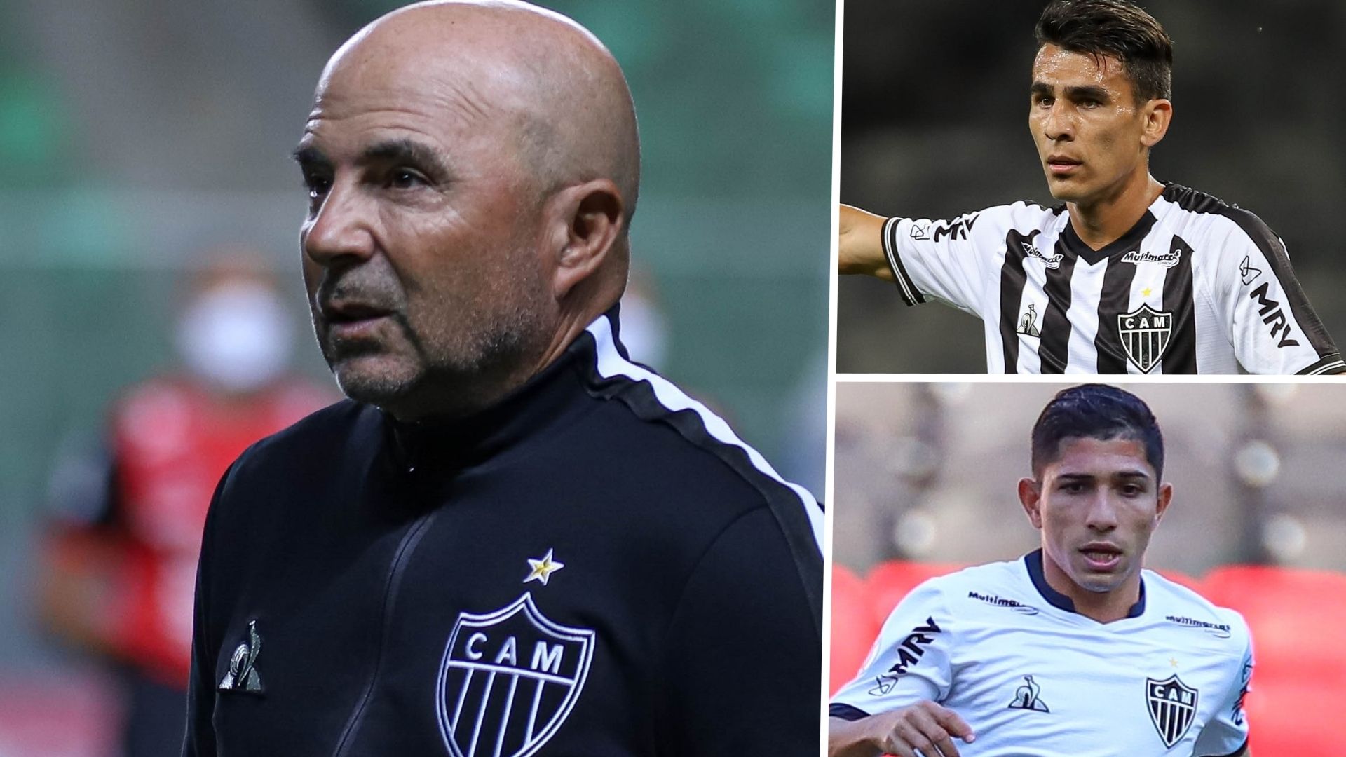 GFX Sampaoli Alan Franco Savarino Atlético-MG 2020