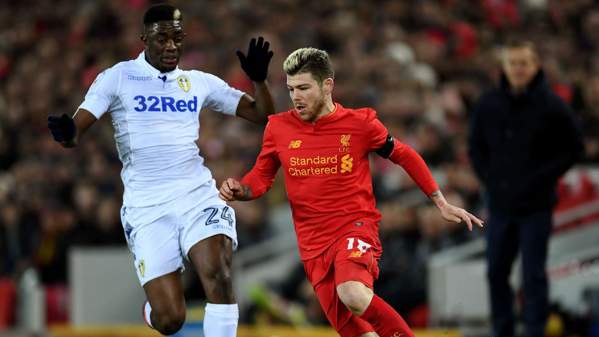 Alberto Moreno Hadi Sacko Liverpool Leeds United 11292016