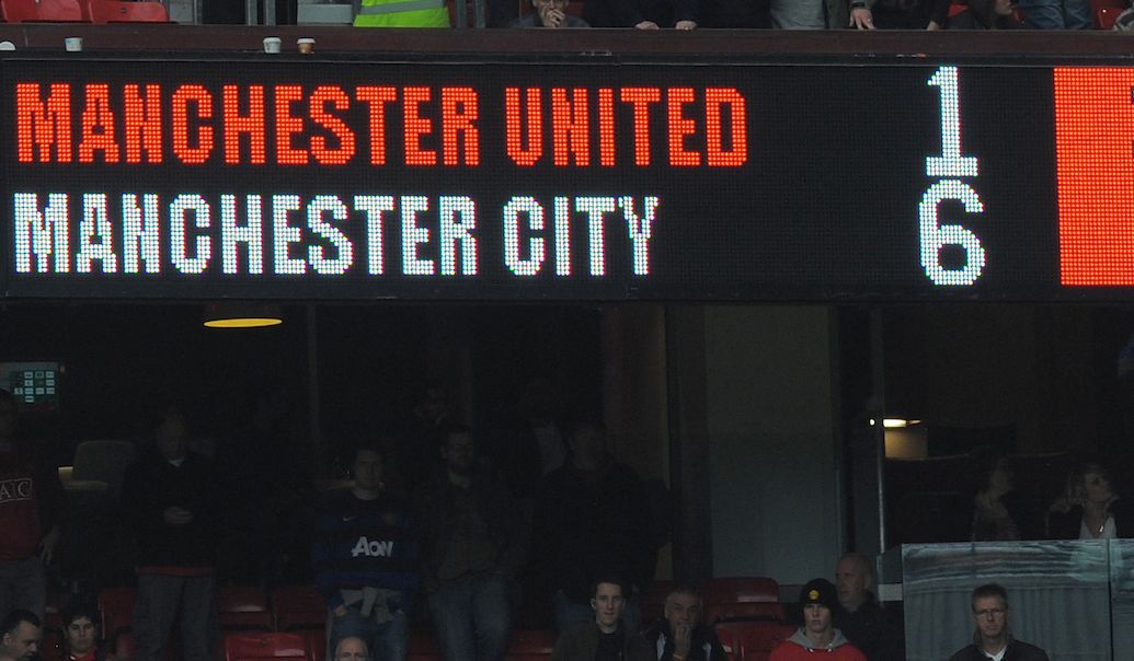 manchester united manchester city 2011 (1-6)