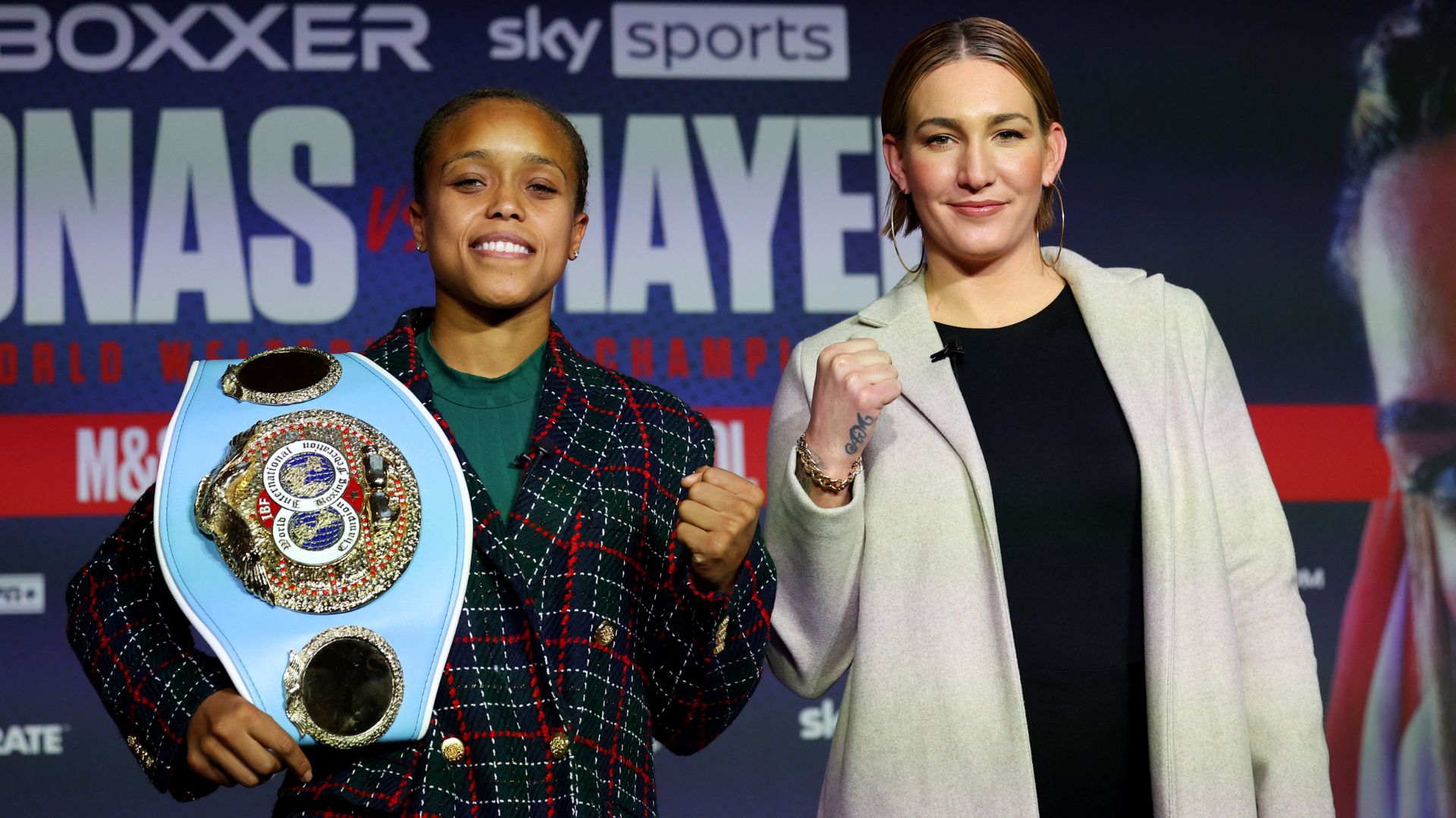 Natasha Jonas v Mikaela Mayer Official Launch Press Conference