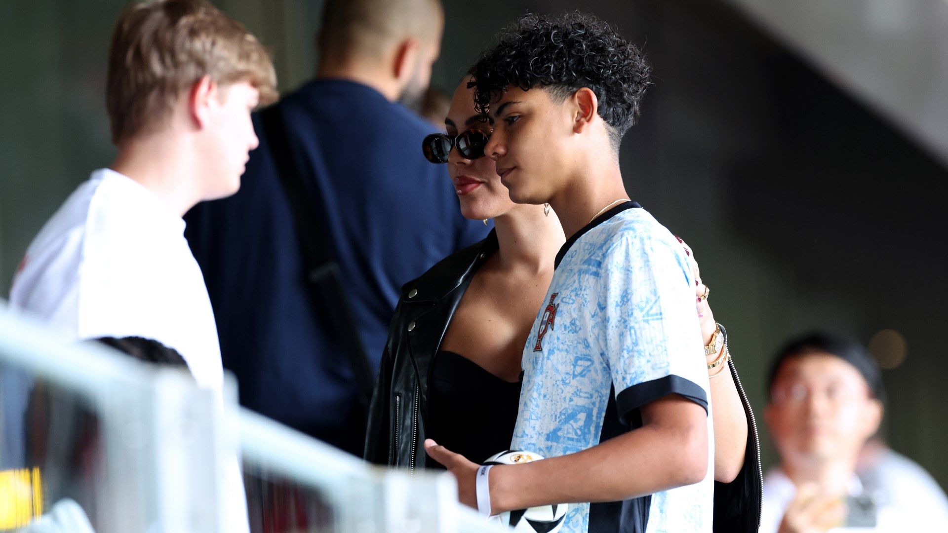 Cristiano Ronaldo's son watches Portugal at Euro 2024