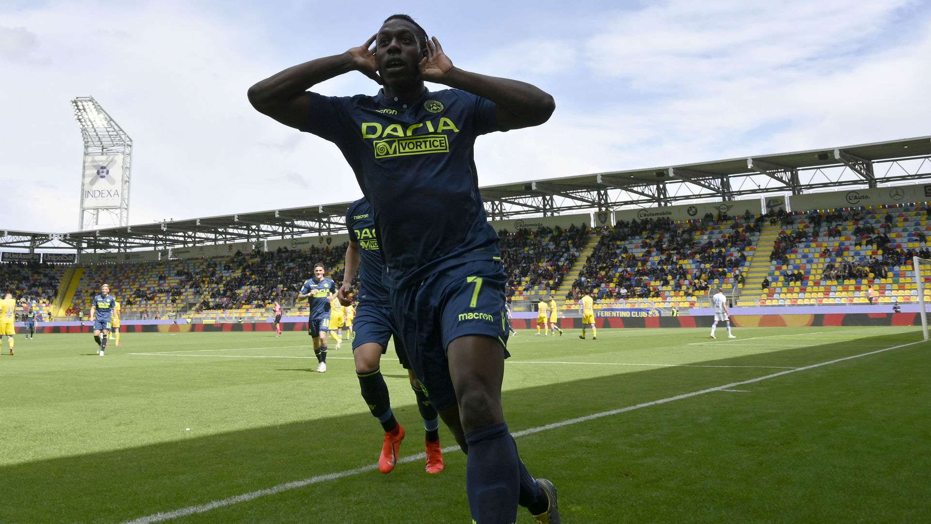 frosinone udinese stefano okaka