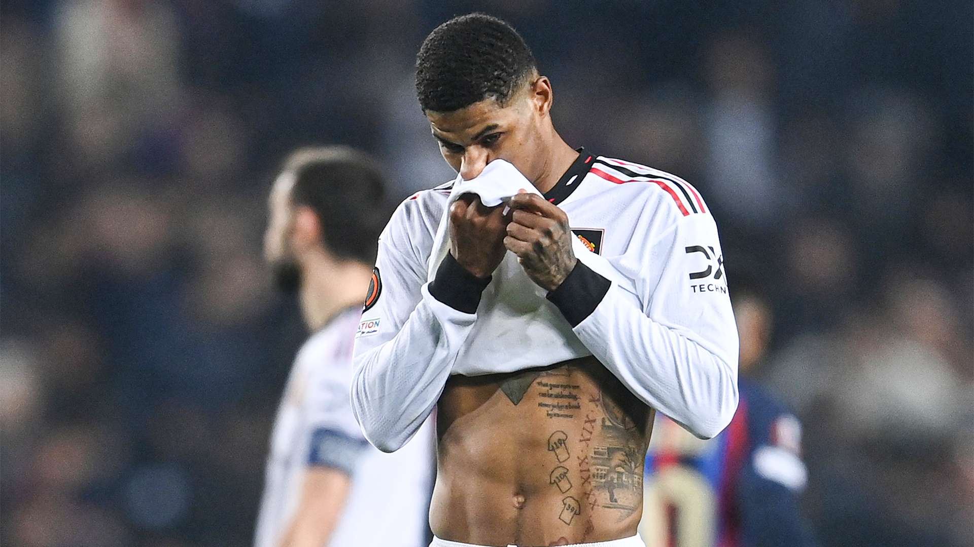 Marcus Rashford frustrated Manchester United Europa 2022-23