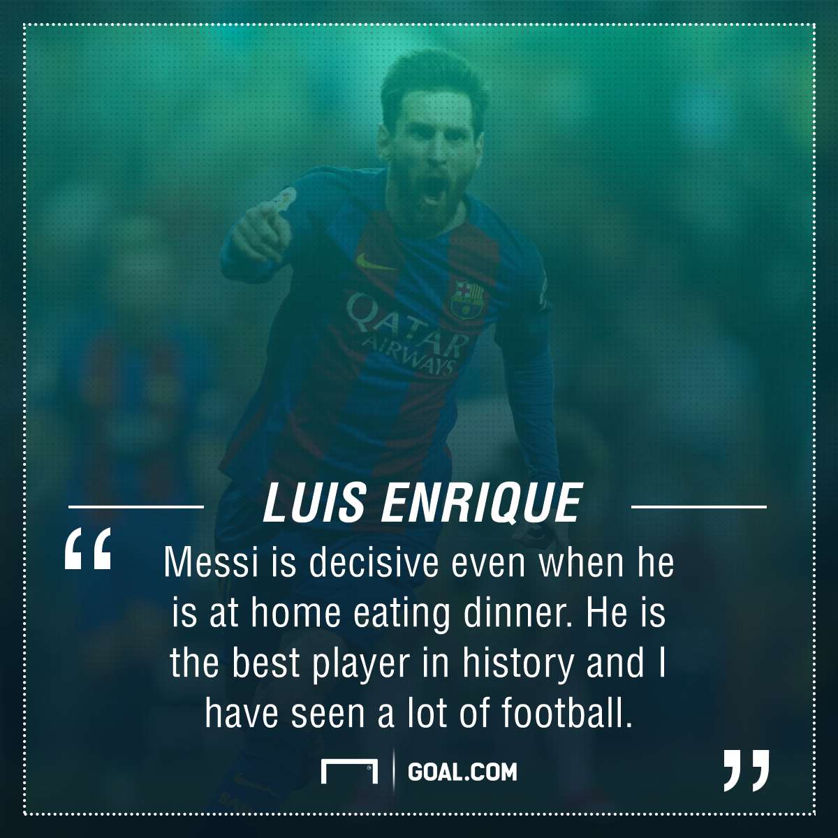 Luis Enrique Lionel Messi Barcelona