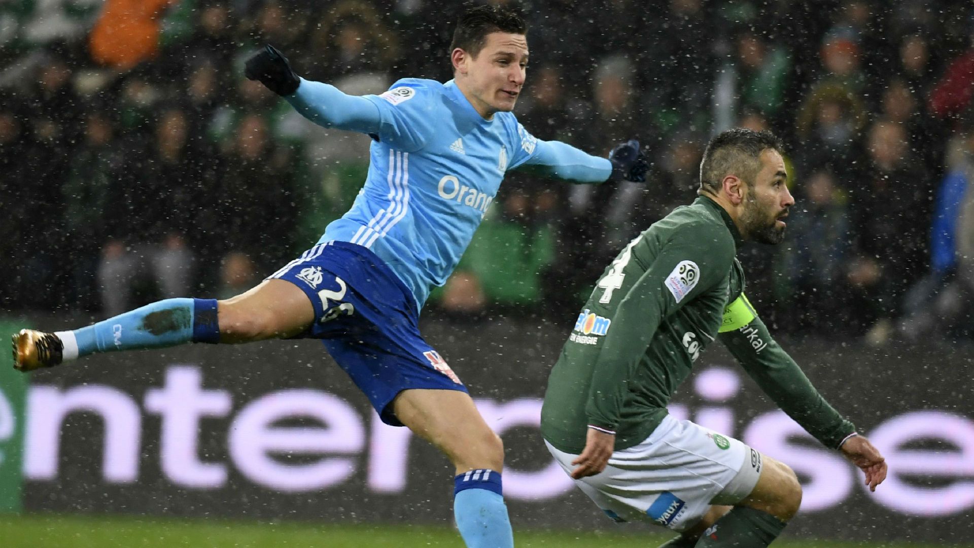 Florian Thauvin Loic Perrin Saint-Etienne Marseille Ligue 1 09022018