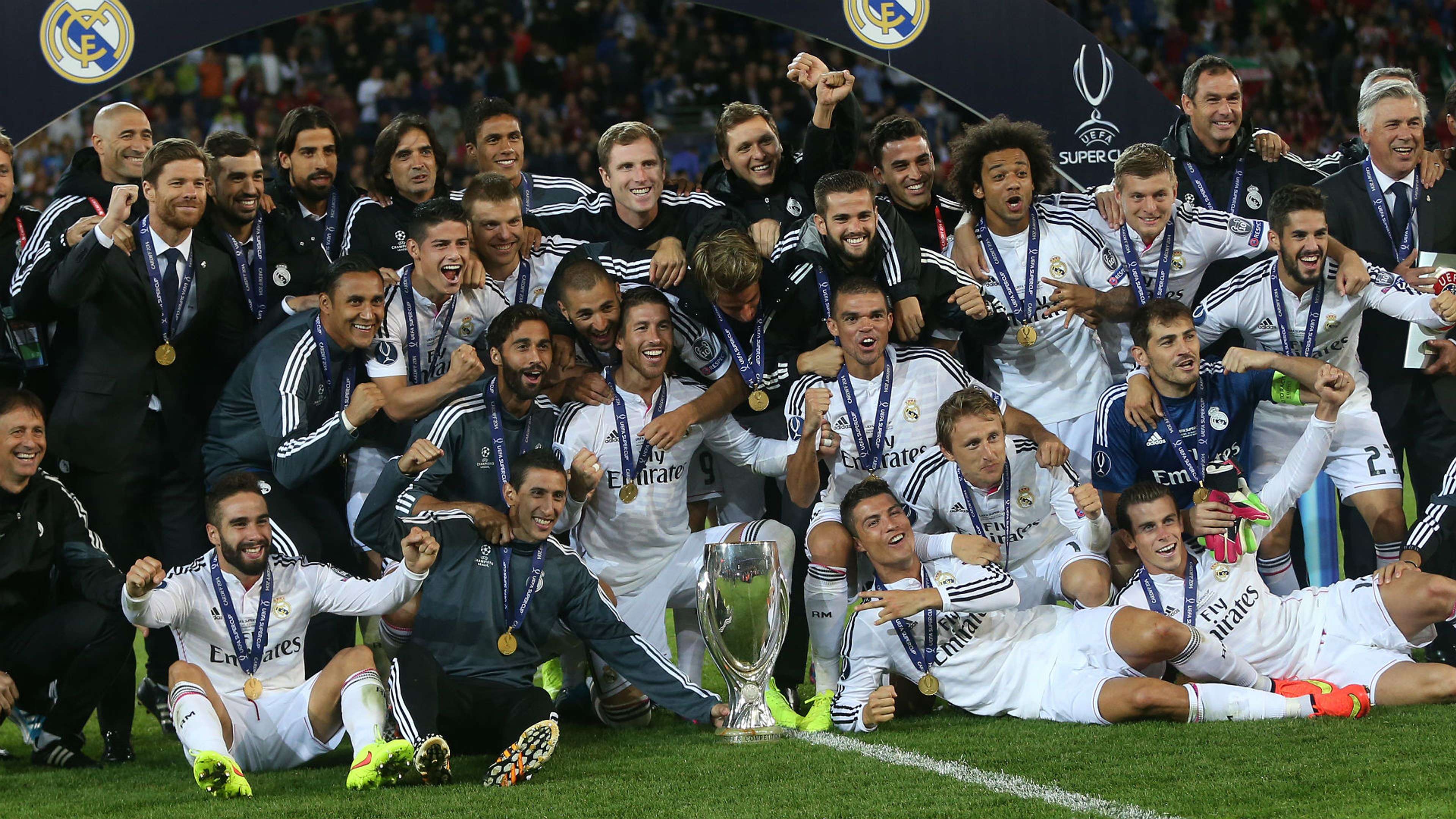 Carlo Ancelotti Real Madrid UEFA SuperCup 2014