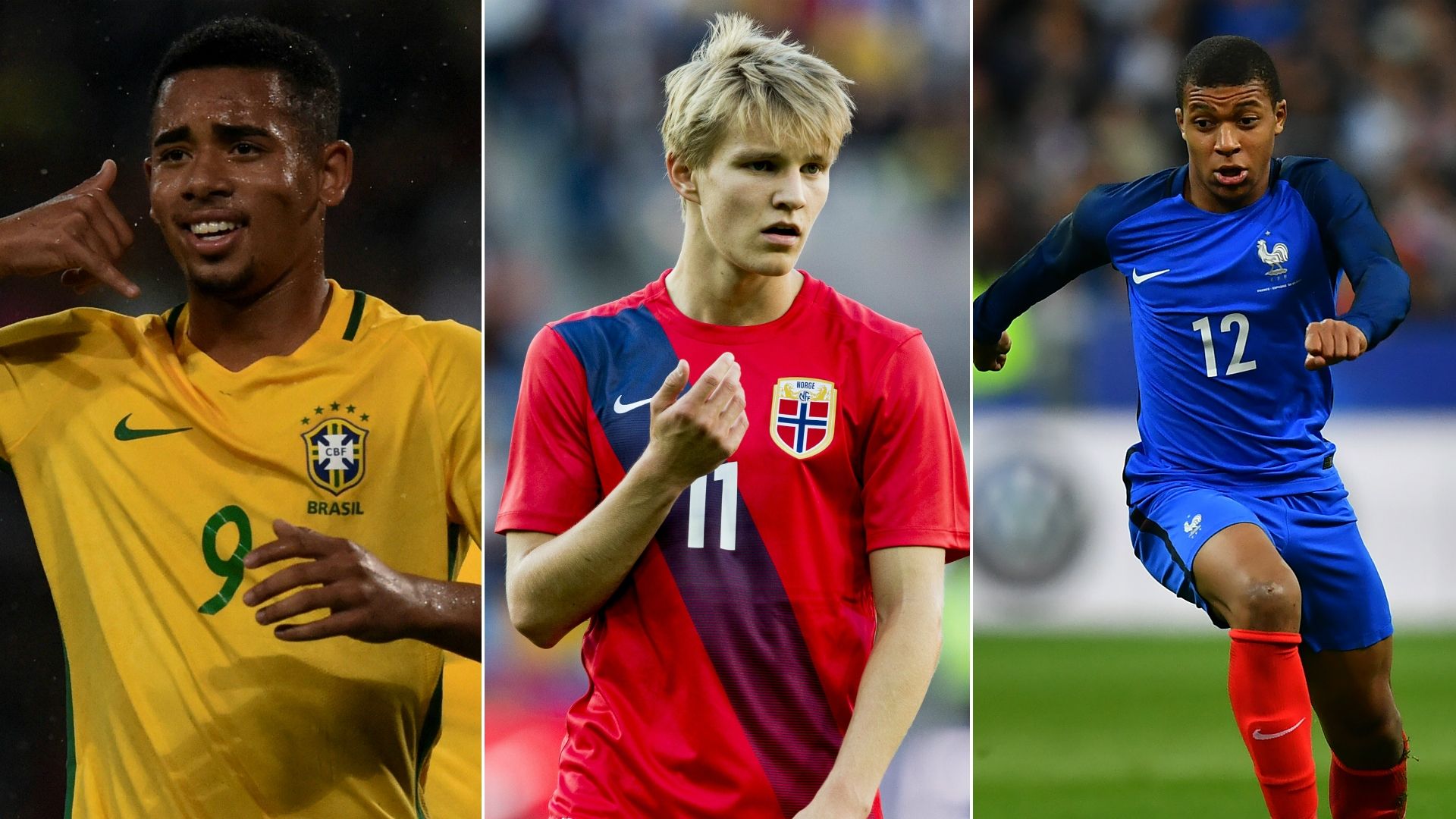 Gabriel Jesus - Odegaard - Mbappé
