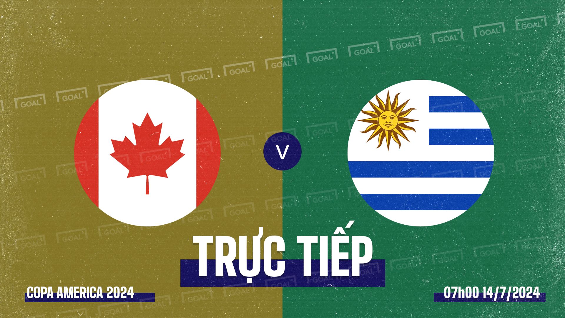 Canada vs Uruguay Copa America 2024 GFX