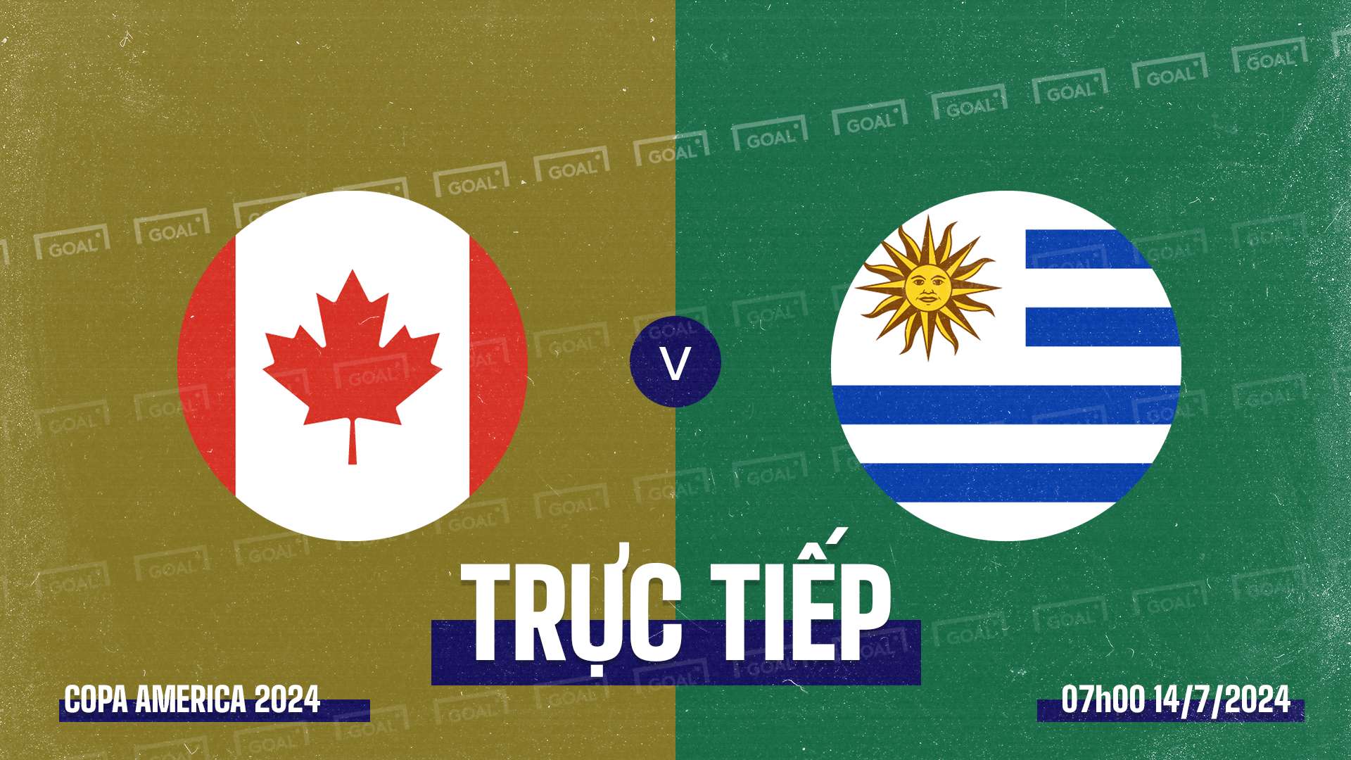 Canada vs Uruguay Copa America 2024 GFX