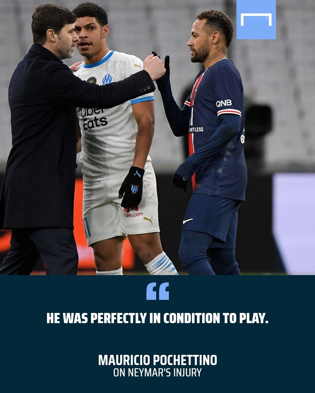 Mauricio Pochettino Neymar quote GFX