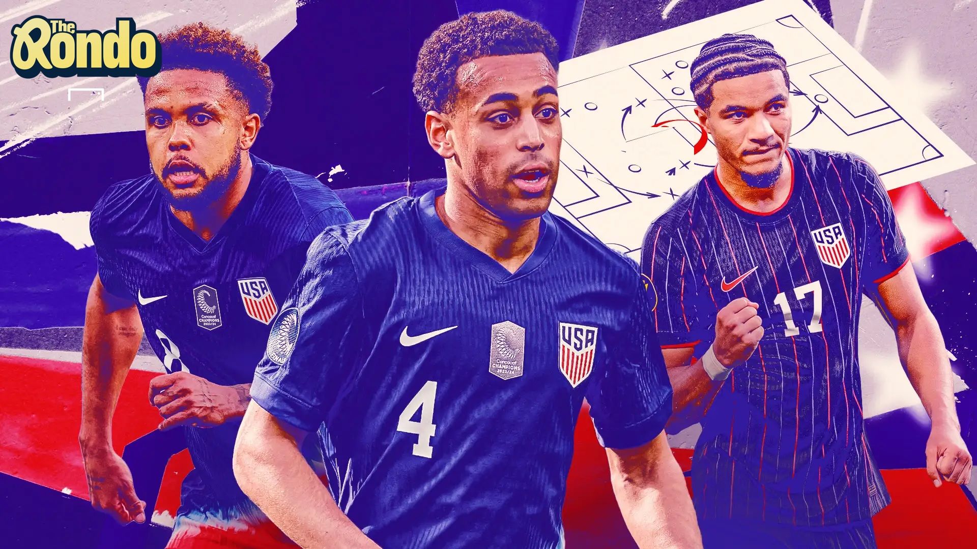 Weston McKennie, Tyler Adams, Malik Tillman
