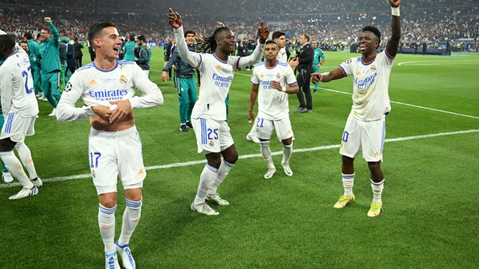 Celebración del Real Madrid