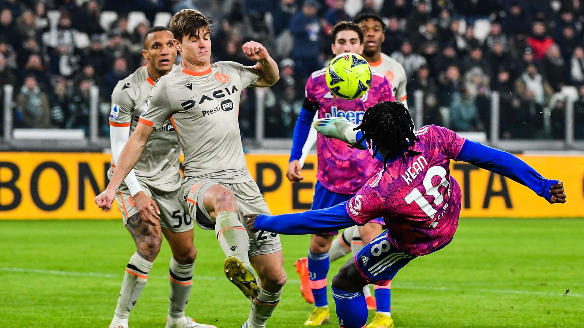 Moise Kean Juventus Udinese Serie A