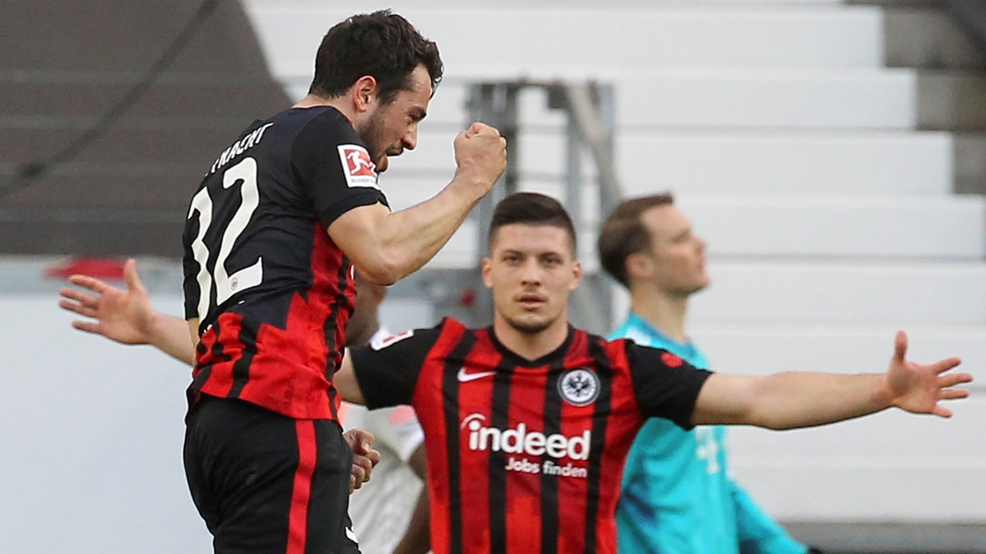 Eintracht Frankfurt Amin Younes Jubel