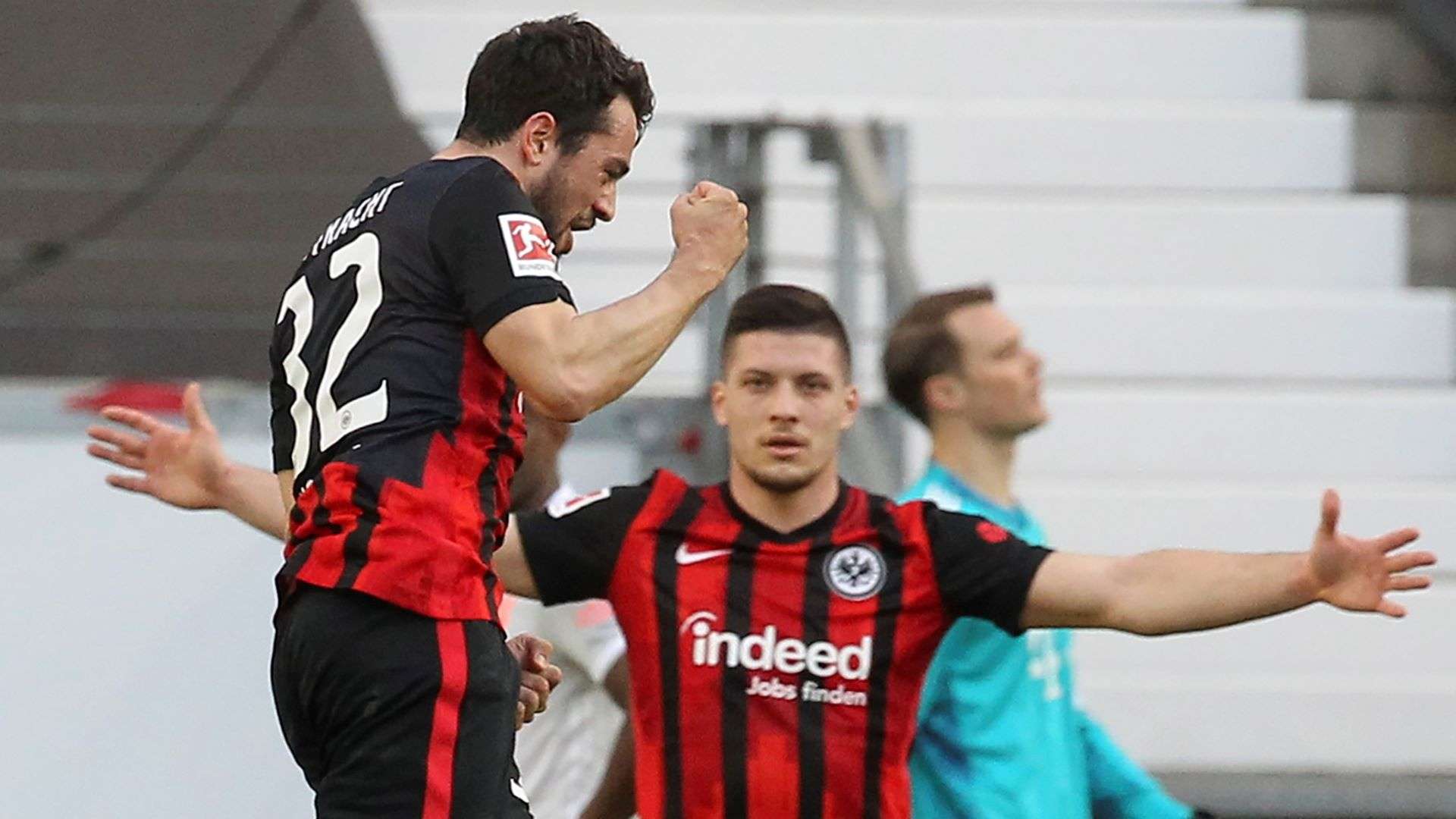 Eintracht Frankfurt Amin Younes Jubel