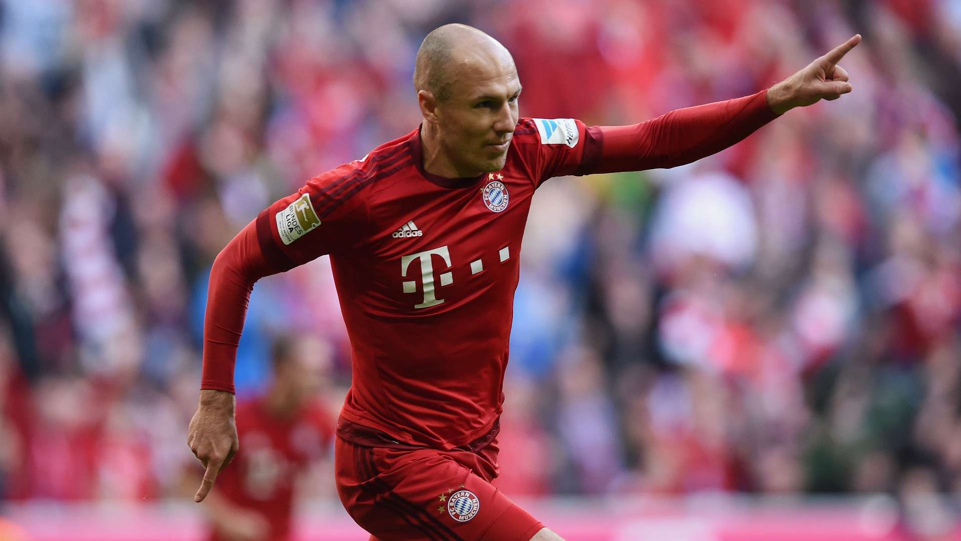 ARJEN ROBBEN BAYERN MUNICH GERMAN BUNDESLIGA 24102015