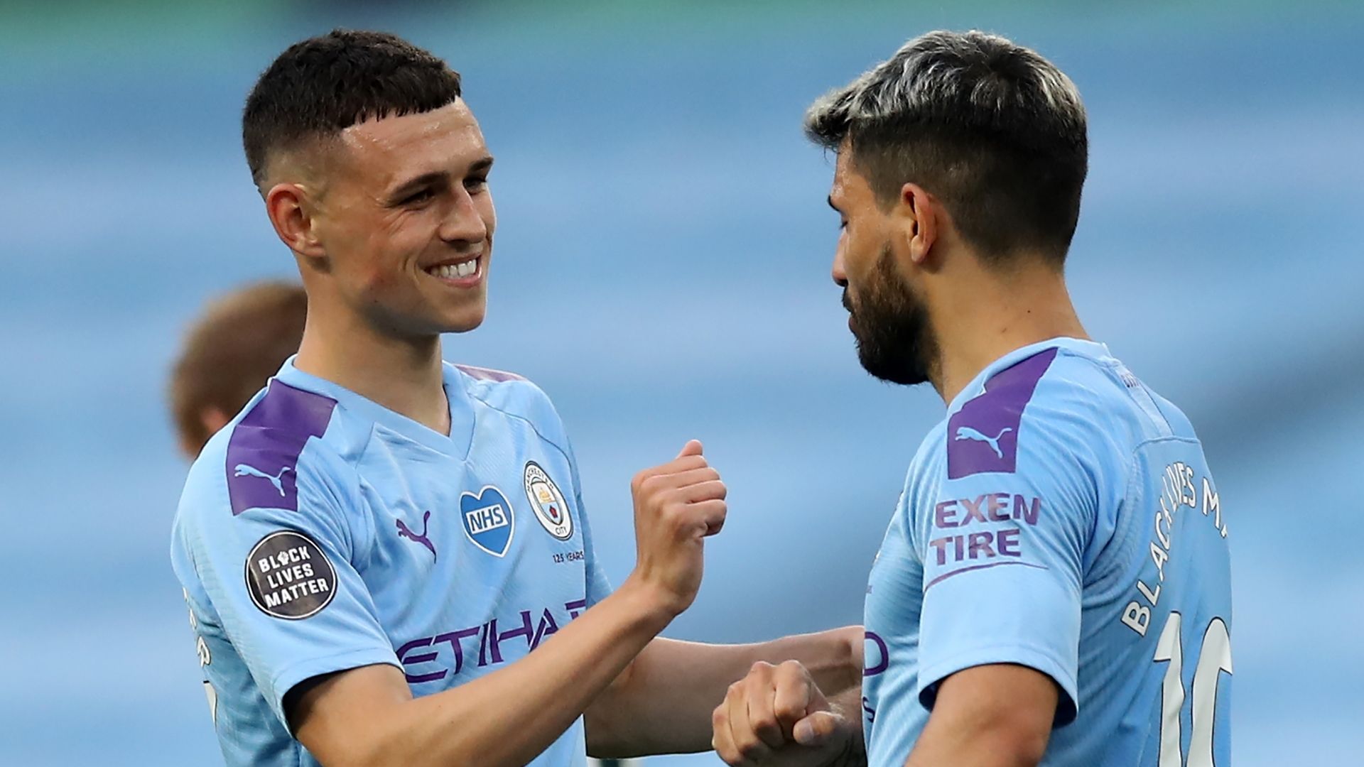 Phil Foden, Sergio Aguero, Man City