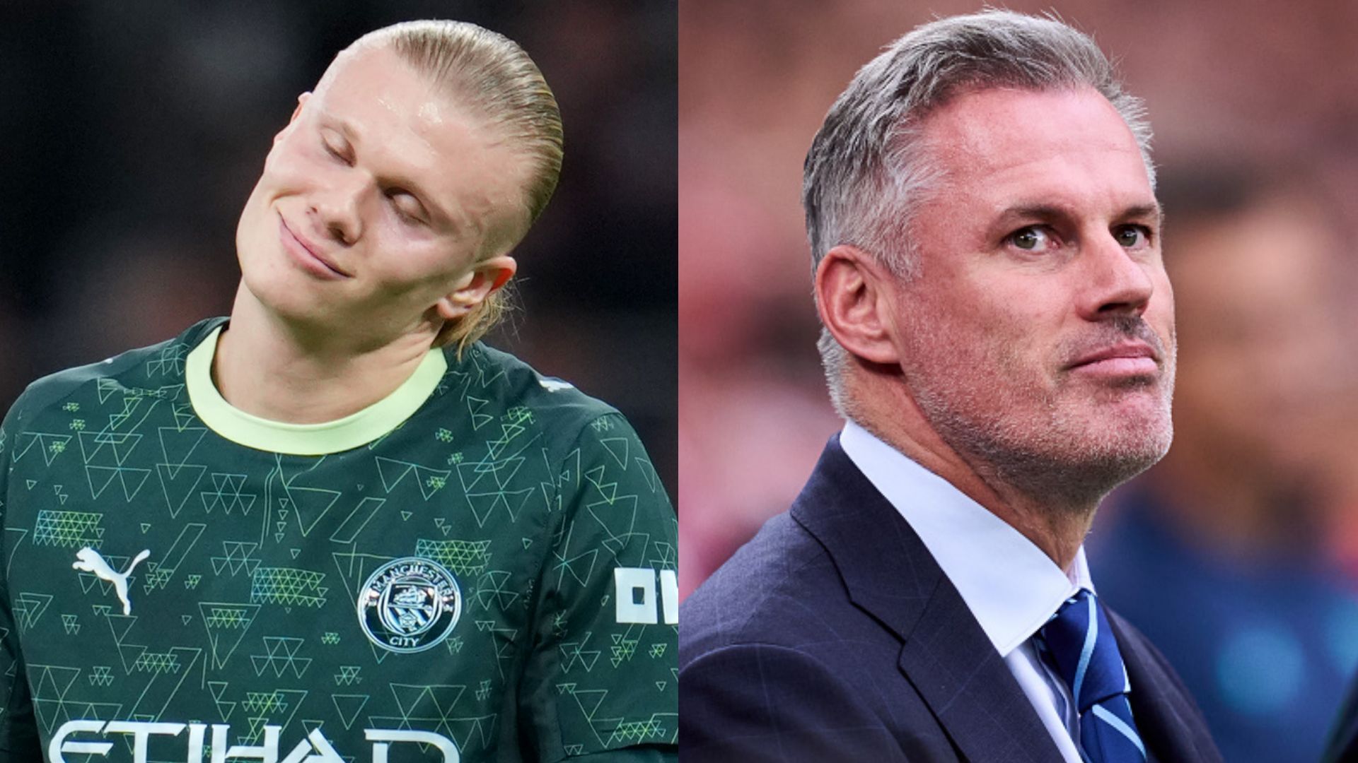 Erling Haaland Jamie Carragher Manchester City 2025