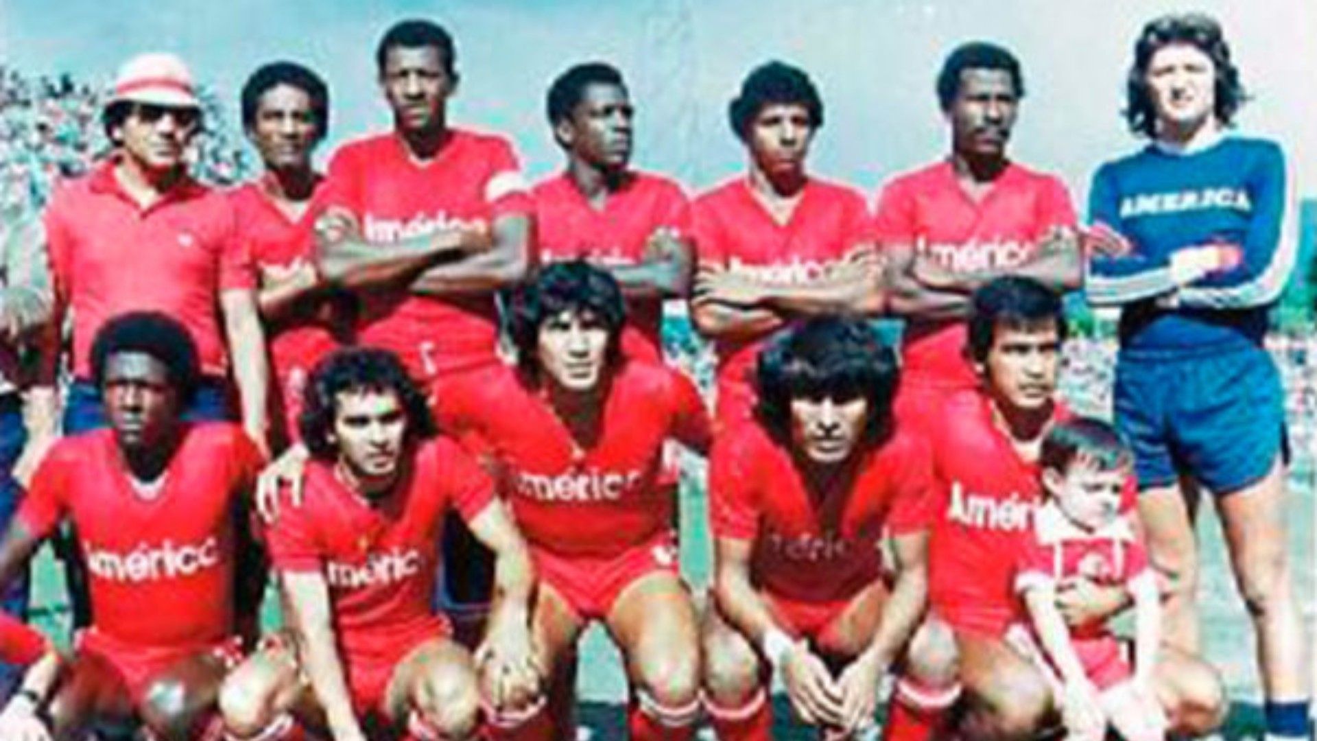 Foto formación américa de cali 1979