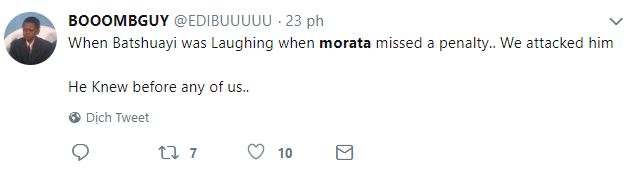 Reaction Morata vs Manchester City