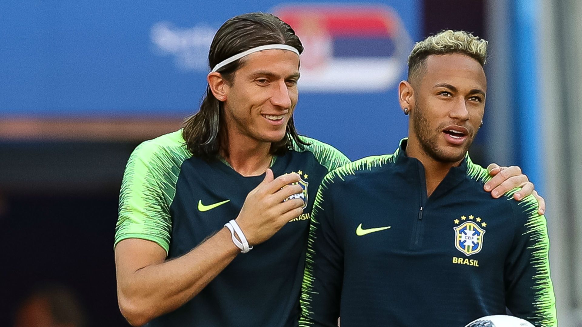 Filipe Luis Neymar Brazil