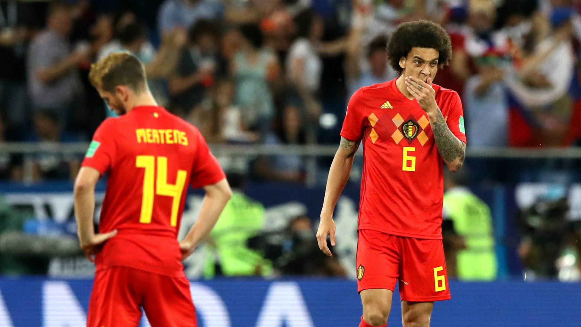 Dries Mertens Axel Witsel Belgium 2018