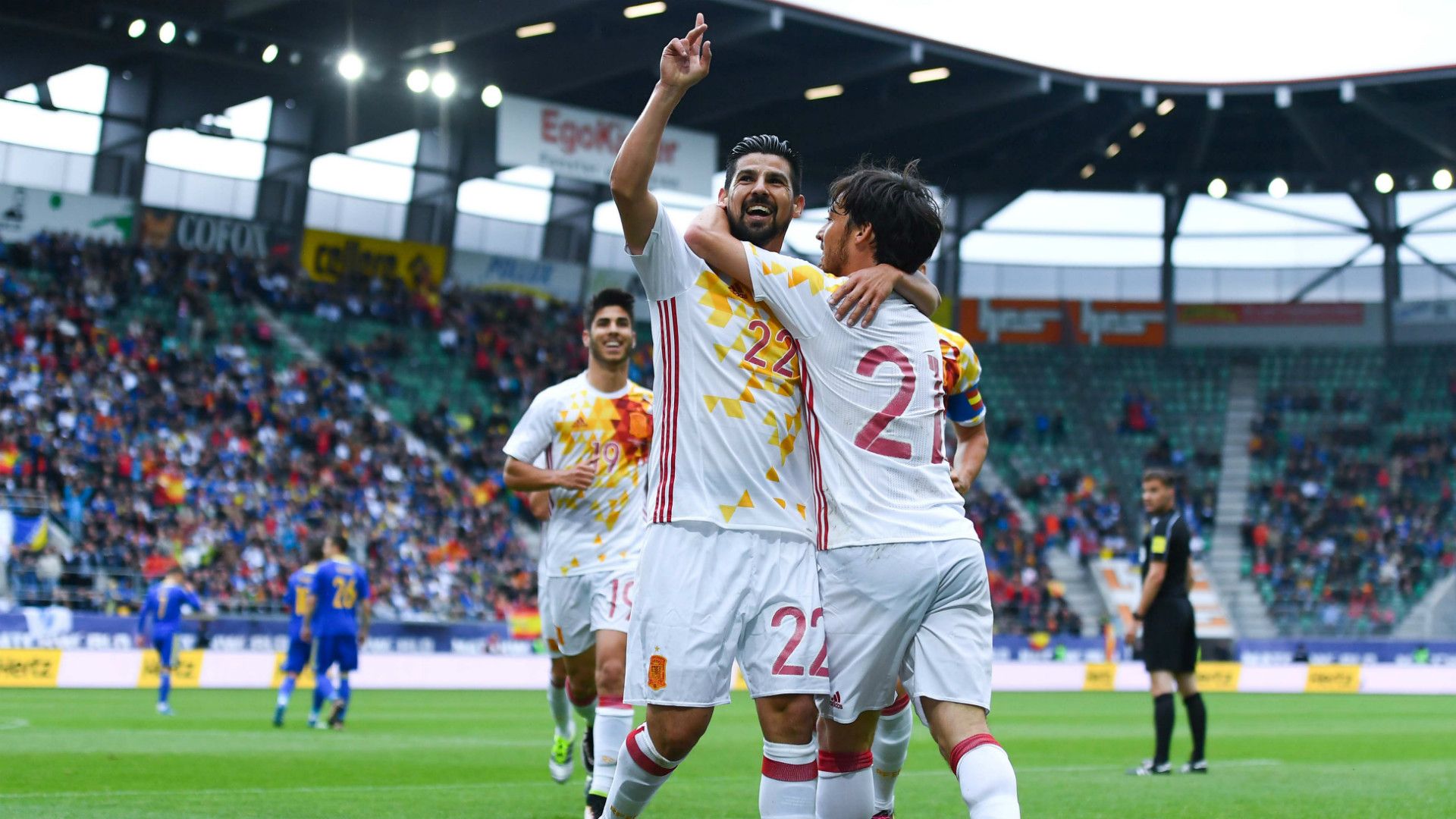 Nolito David Silva Spain Bosnia International Friendly