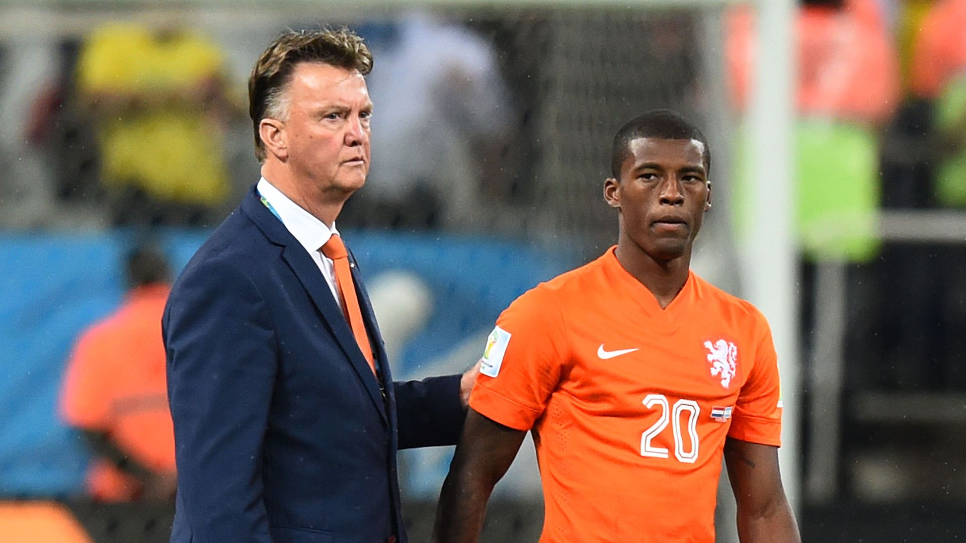Louis van Gaal Georgino Wijnaldum Niederlande 07092014