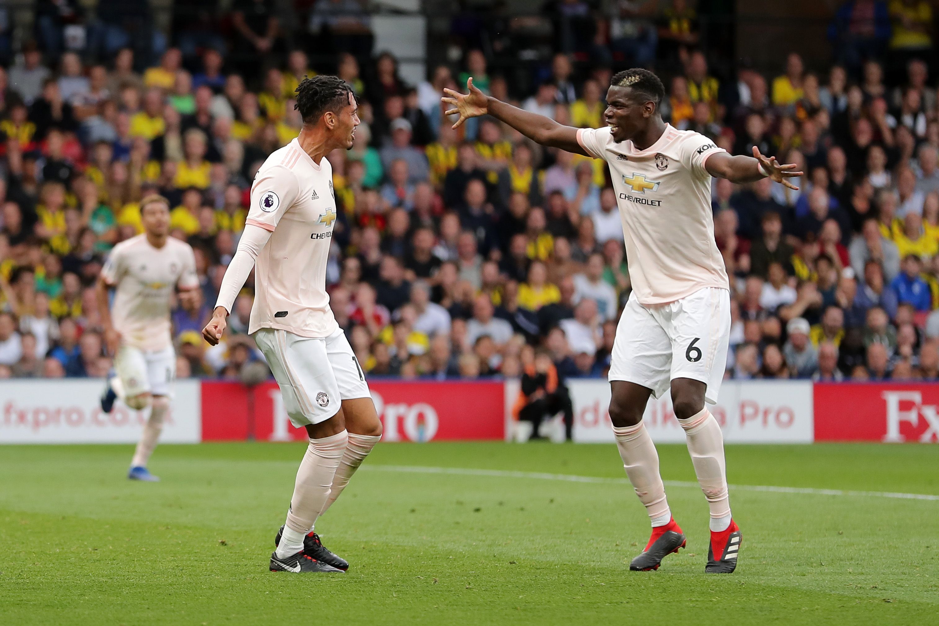 Smalling Pogba Watford Man United Premier League 15092018