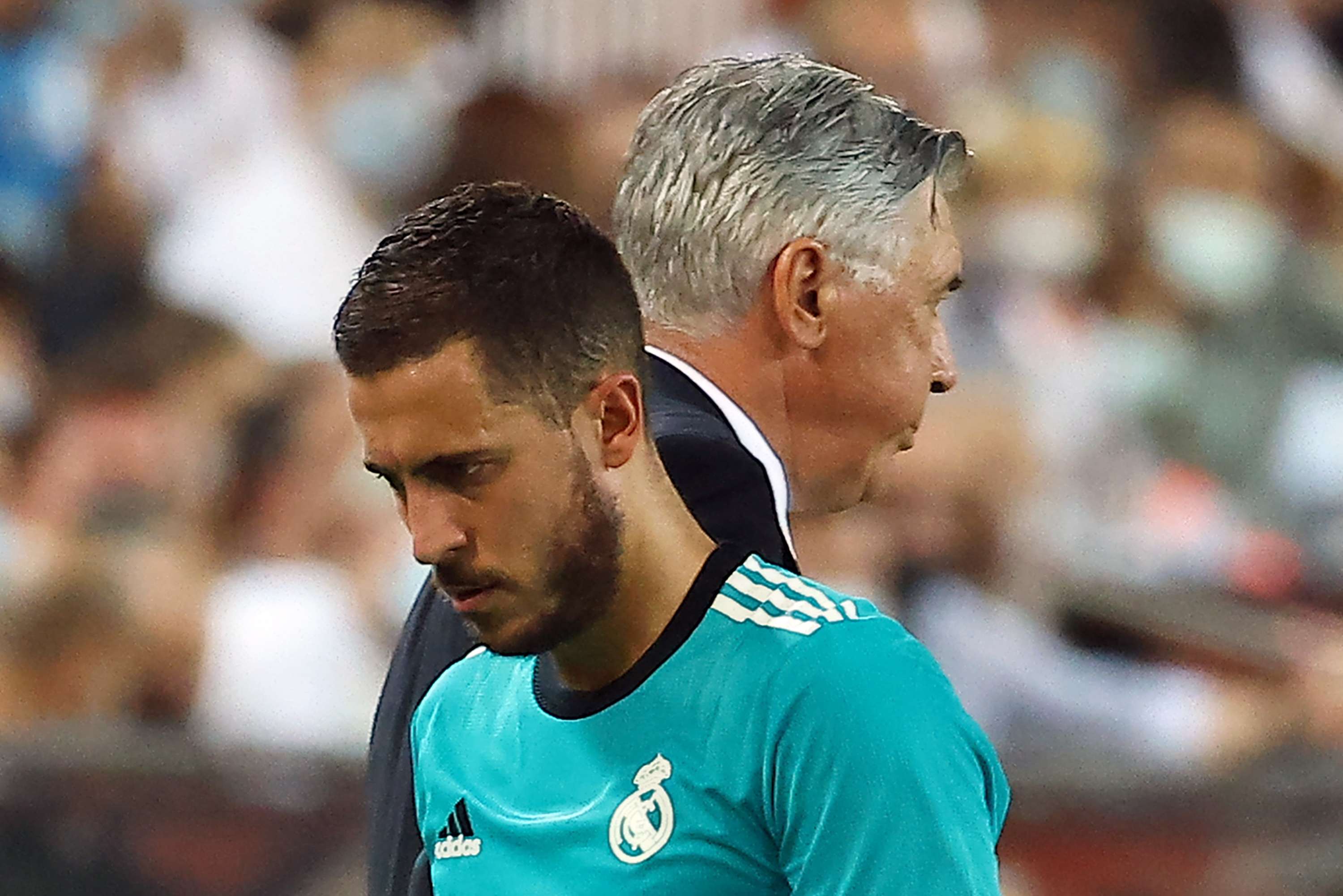 Eden Hazard Carlo Ancelotti Real Madrid