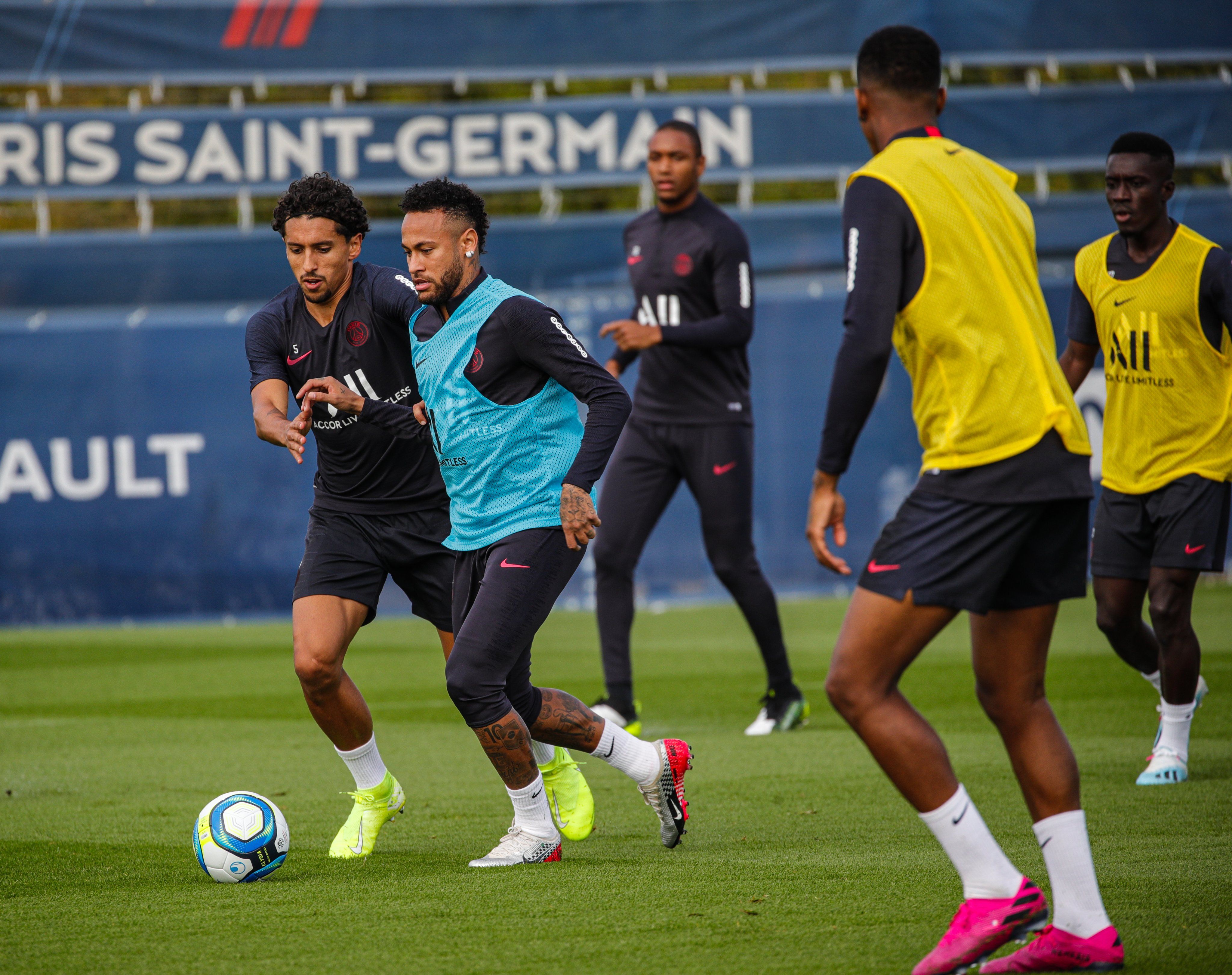 Neymar entraînement PSG