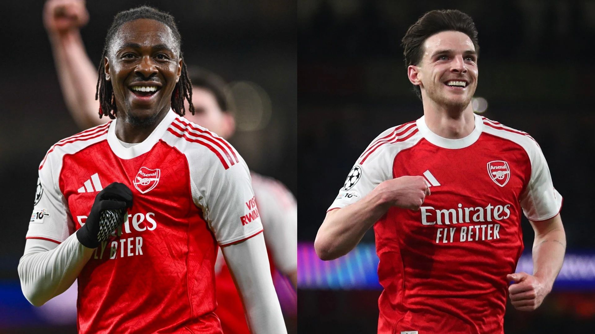 Eberechi Eze Declan Rice Arsenal Leverkusen 2025-26