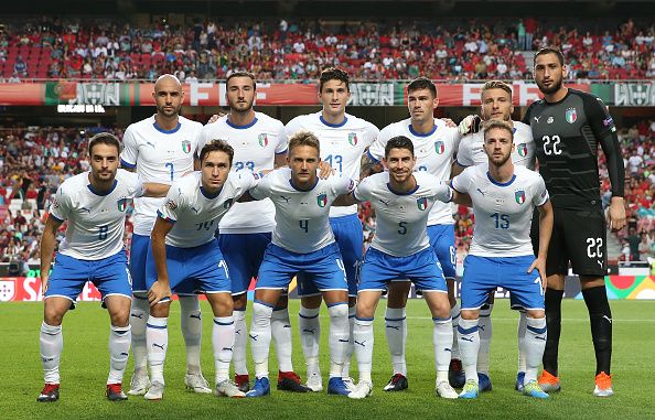 Italy UEFA Nations League 2018; Vs Portugal