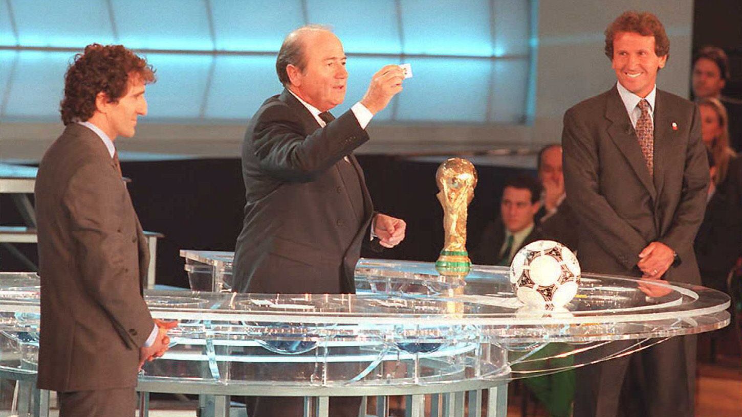 Alain Prost St. Etienne Sepp Blatter Football Formula One