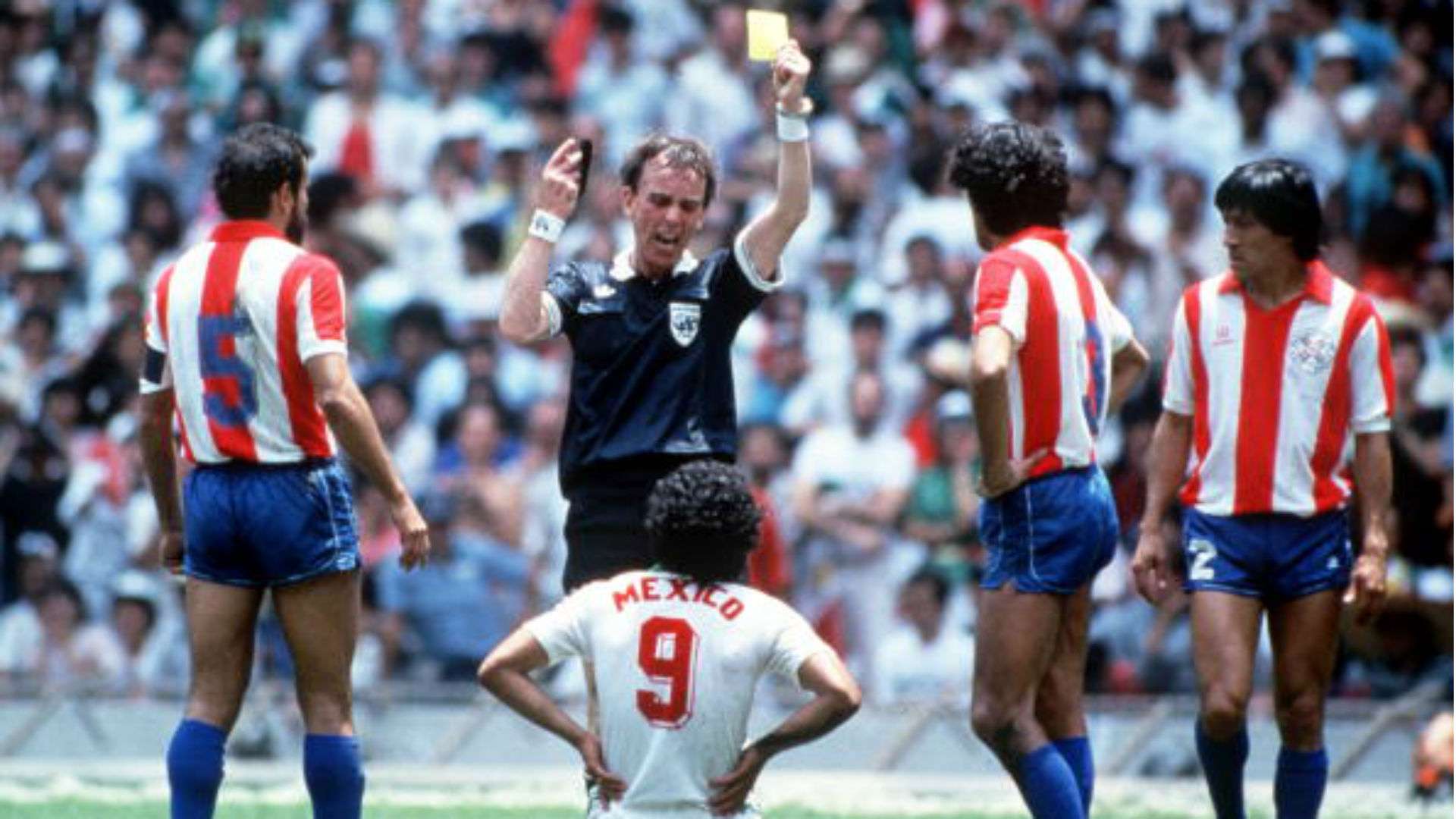 Hugo Sánchez México 1986 Copa del Mundo Paraguay