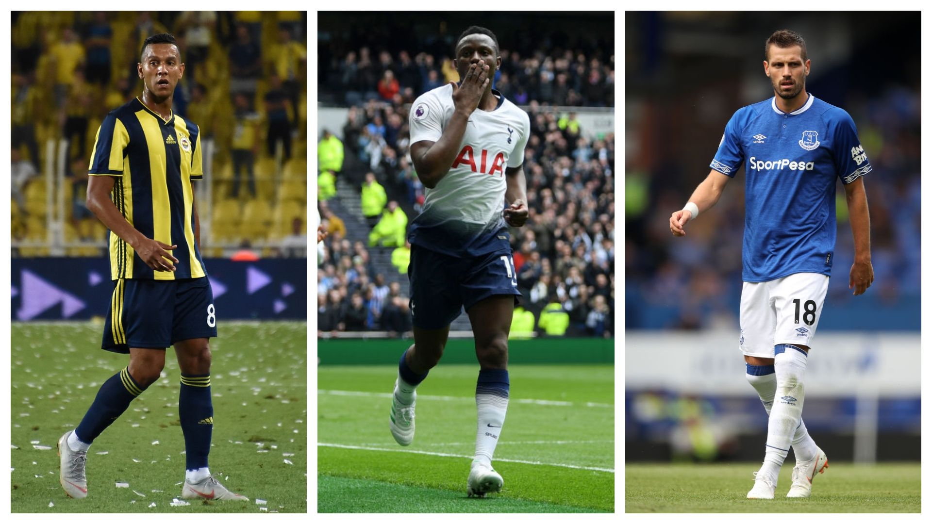 Josef de Souza Wanyama Schneiderlin collage