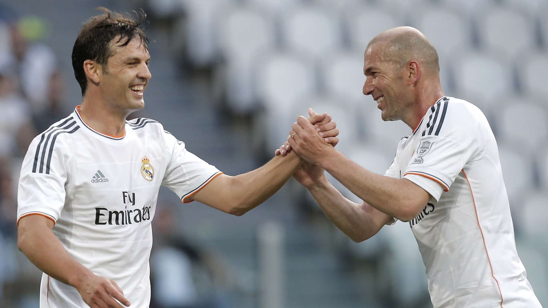 Morientes e Zidane Real Madrid 06 06 14